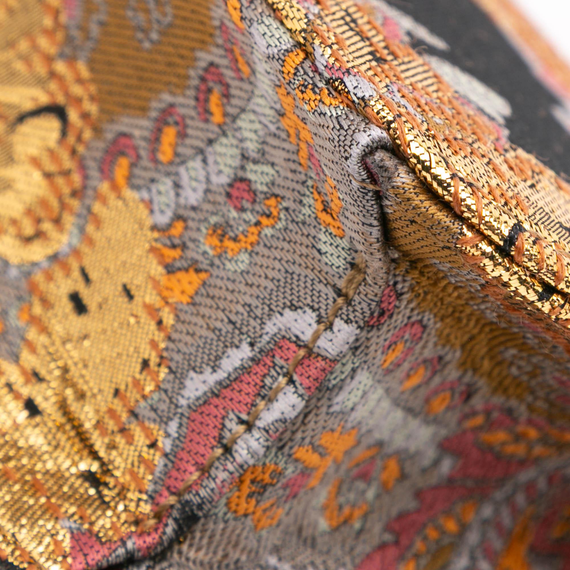 Valentino Small Canvas Embroidered Loco Satchel