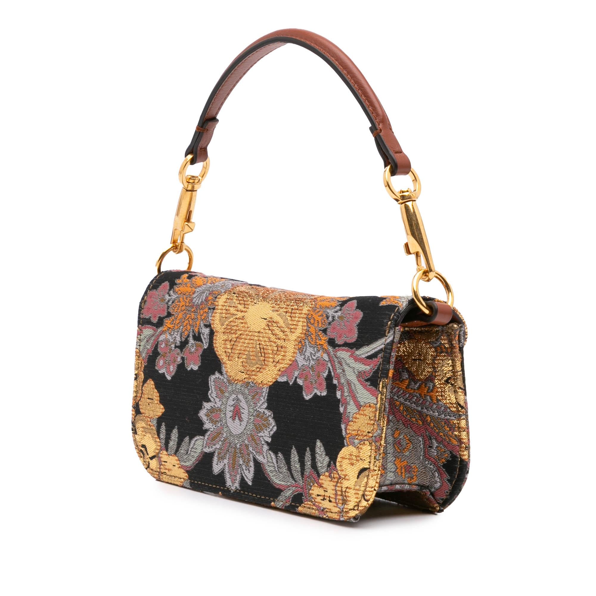 Valentino Small Canvas Embroidered Loco Satchel
