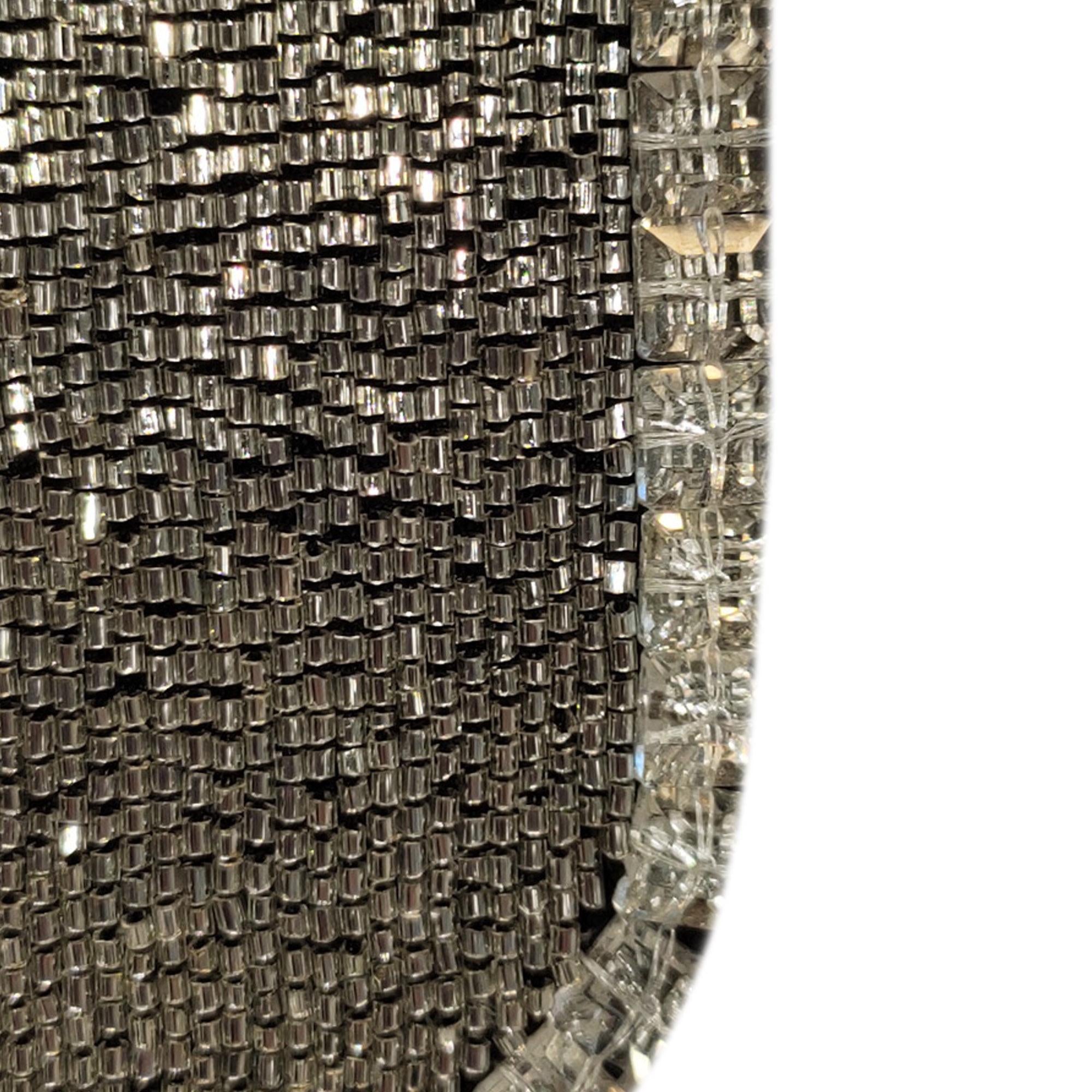 Valentino Small Crystal Embellished Loco VLogo Satchel (SHG-voDPnk)