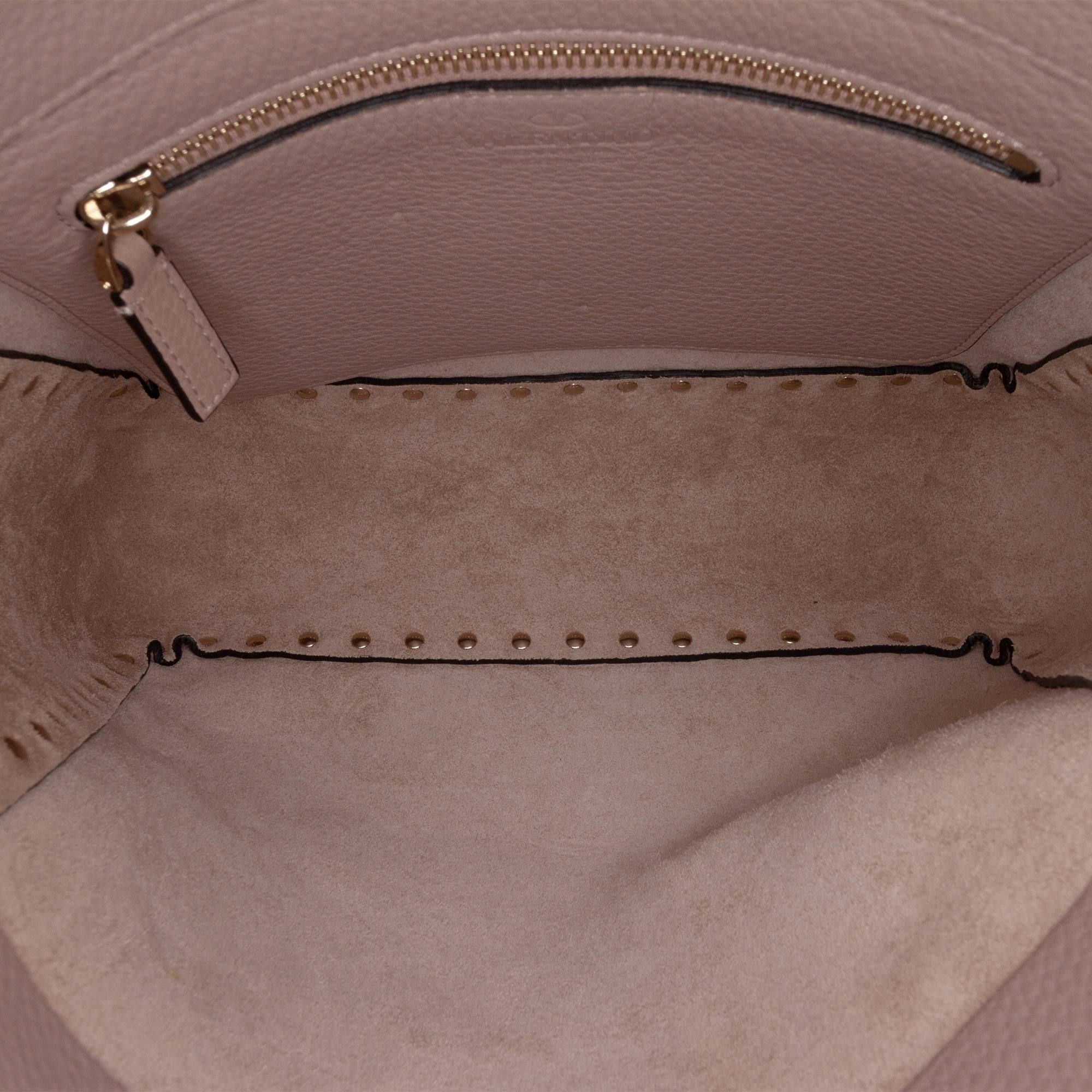Valentino Small Grainy Calfskin Rockstud Flip Lock Messenger Bag