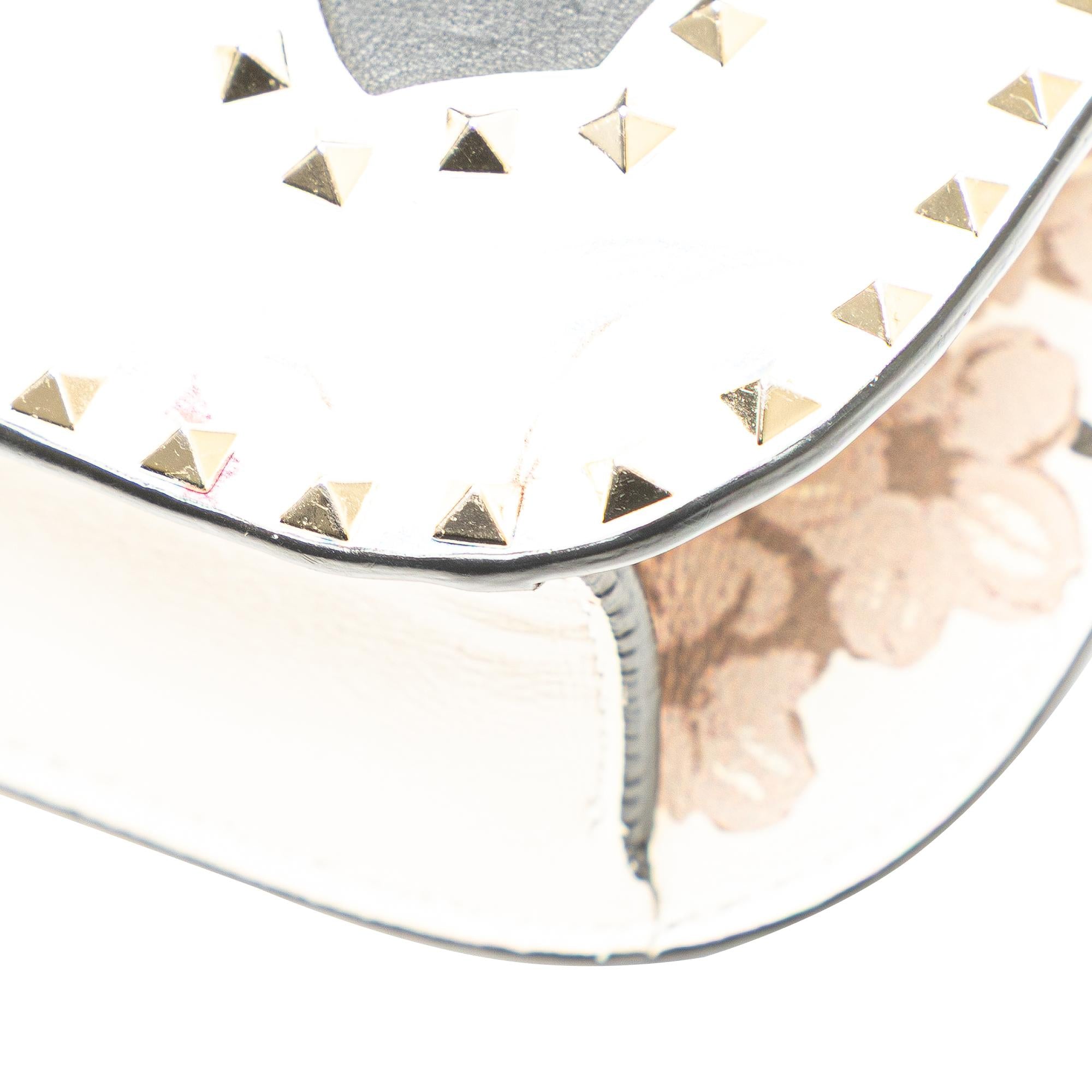 Valentino Small Kimono 1997 Print Glam Lock Shoulder Bag