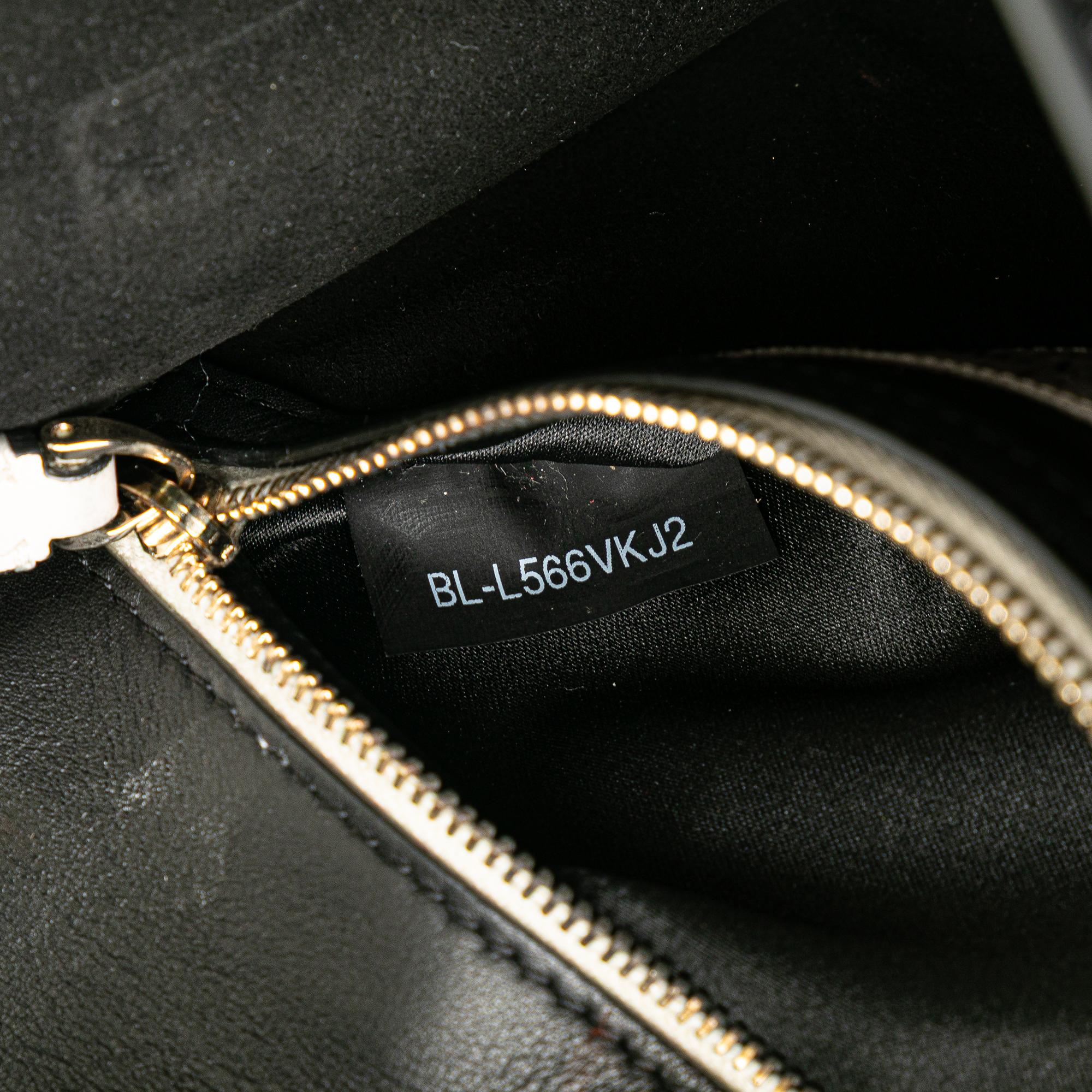 Valentino Small Kimono 1997 Print Glam Lock Shoulder Bag