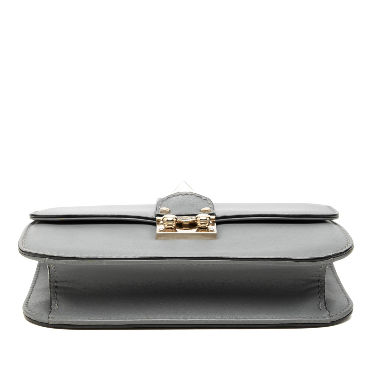 Valentino Small Leather Rockstud Glam Lock Crossbody
