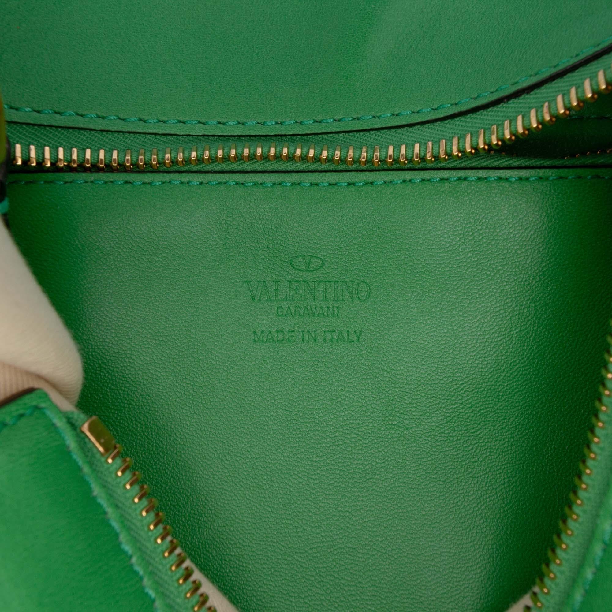 Valentino Small Leather VLogo Walk Tote