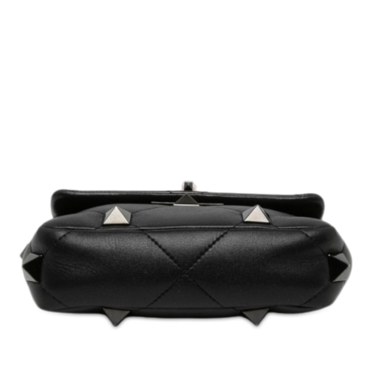 Valentino Small Nappa Monochrome Roman Stud Satchel
