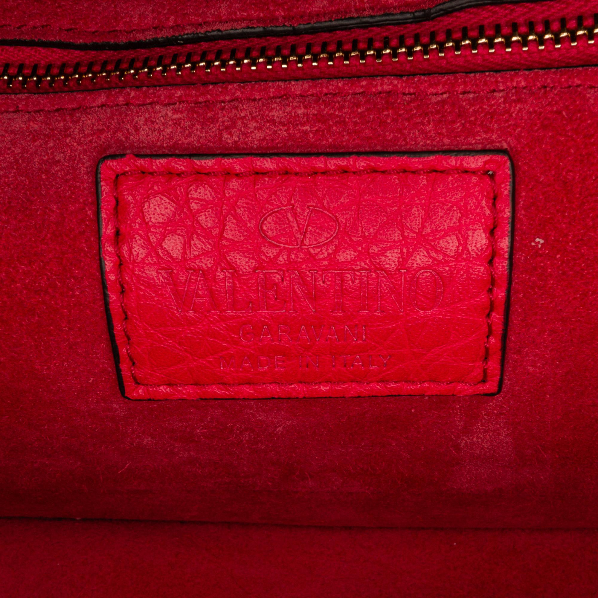 Valentino Small Rockstud Glam Lock Shoulder bag (SHG-EvxBER)