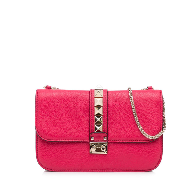 Valentino Rockstud red studded messenger bag