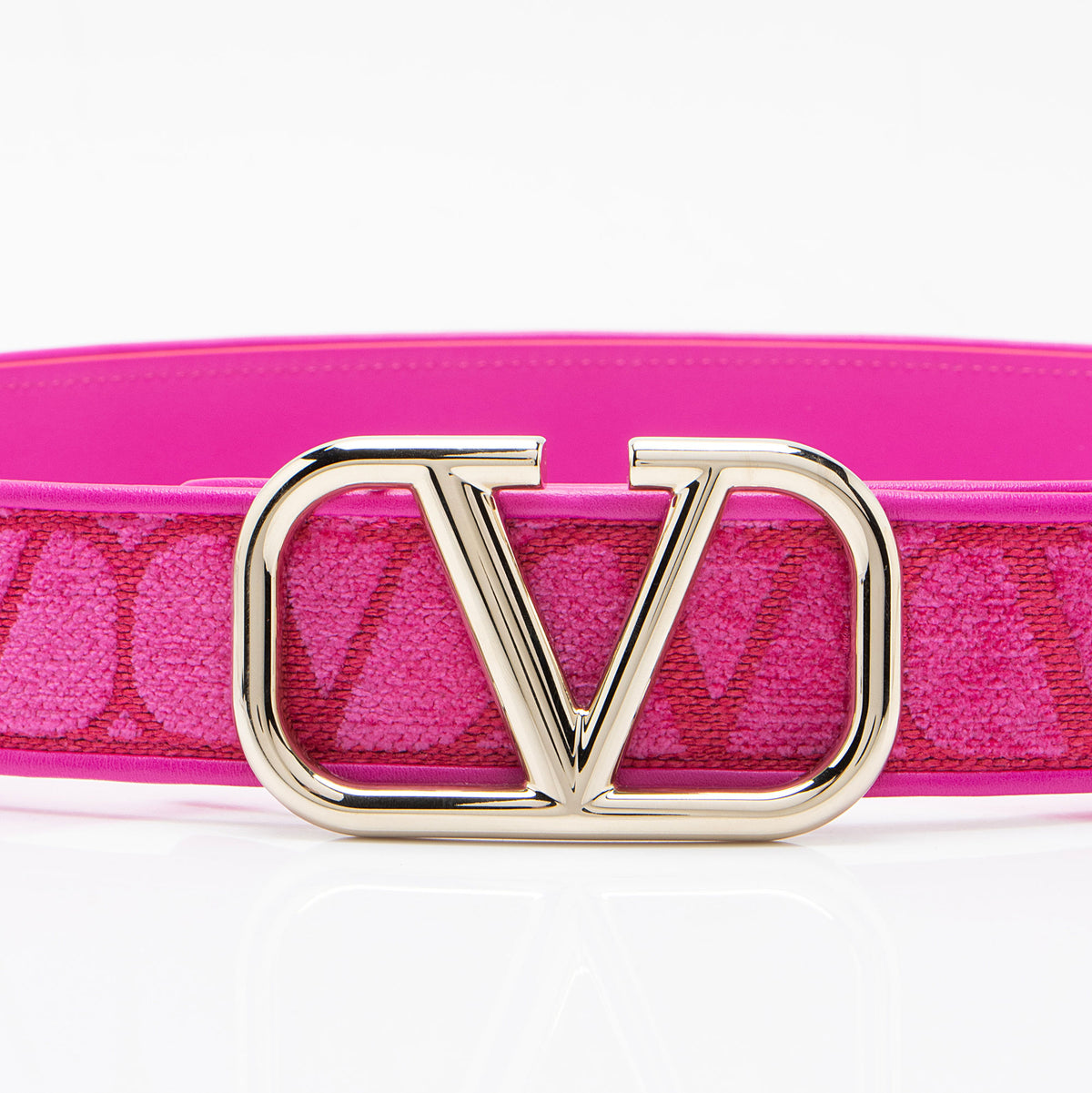 Valentino Toile Iconographe VLogo Belt - Size 32 / 80