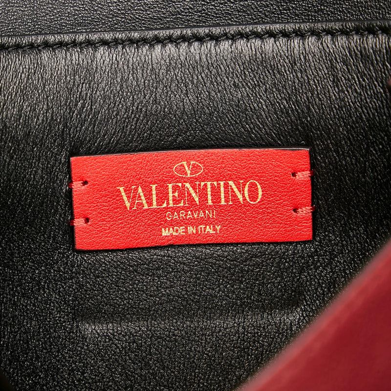Pre Loved Valentino V-Ring Flap Crossbody