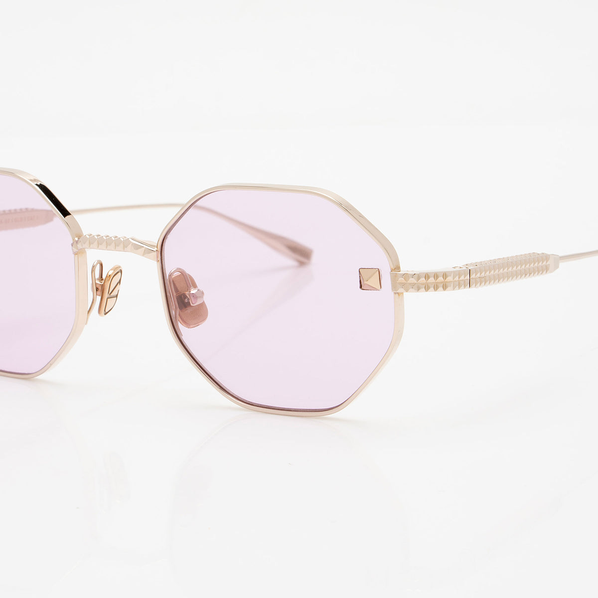 Valentino V Stud Geometric Sunglasses