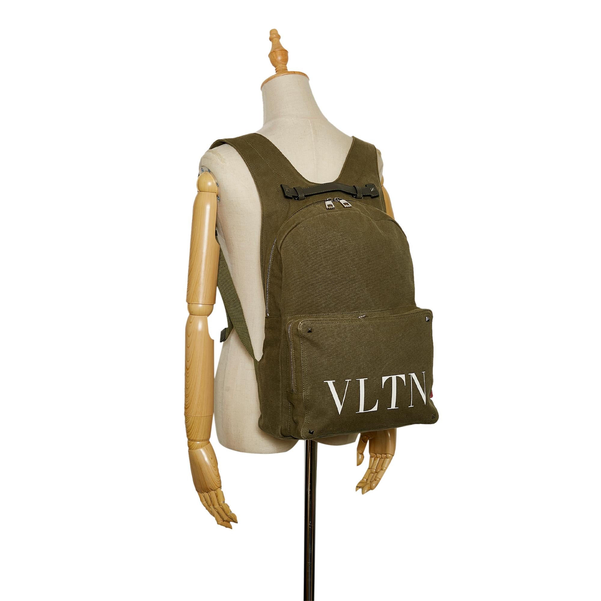 Valentino VLTN  Canvas Backpack (SHG-hBjoqw)