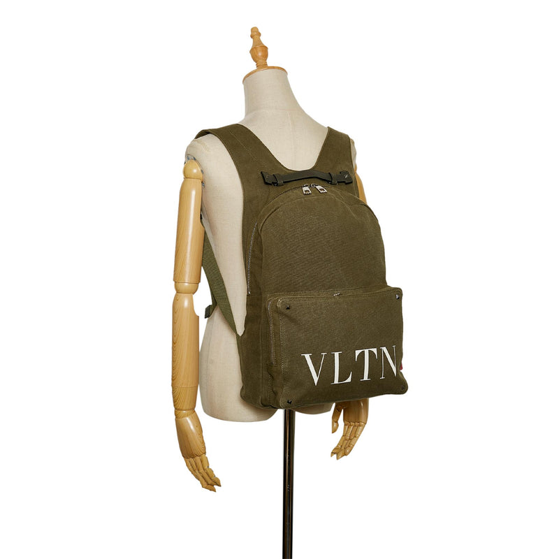 Valentino VLTN Canvas Backpack SHG hBjoqw LuxeDH