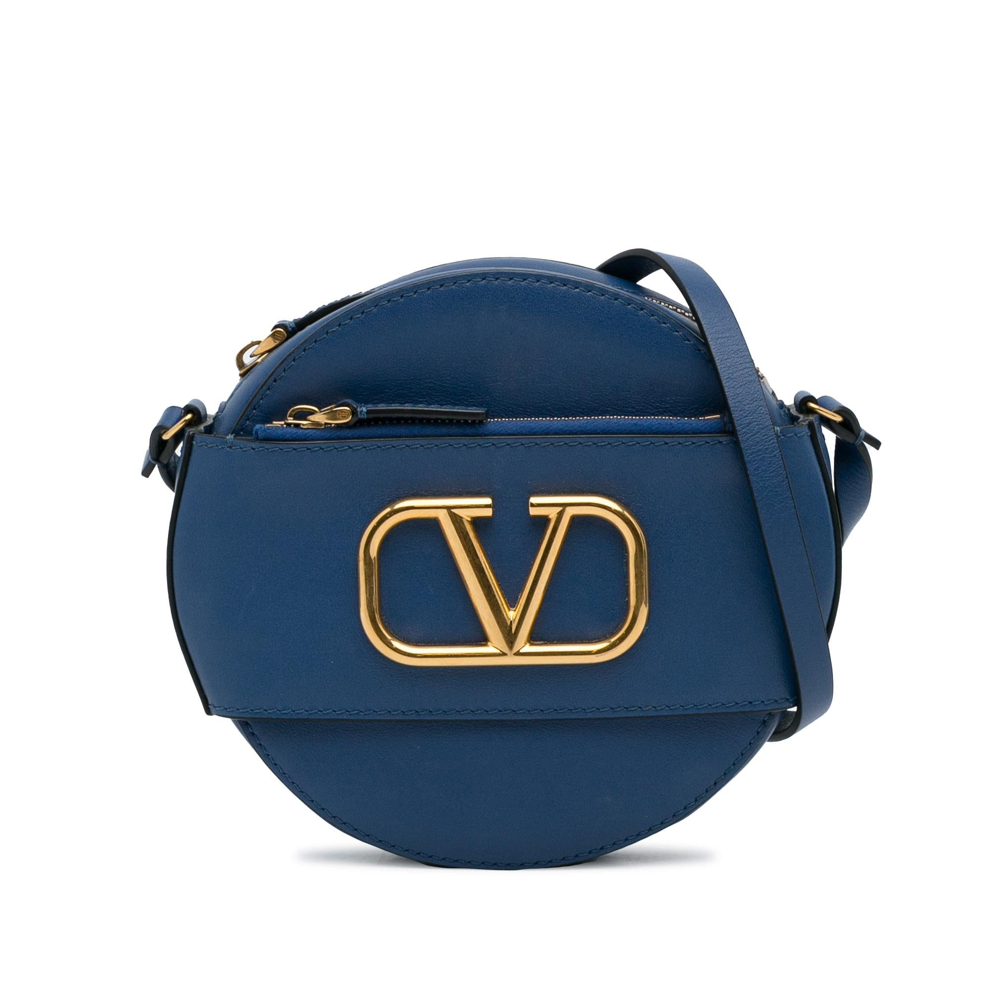 Valentino VLogo Round Crossbody Bag (SHG-A0O53H)