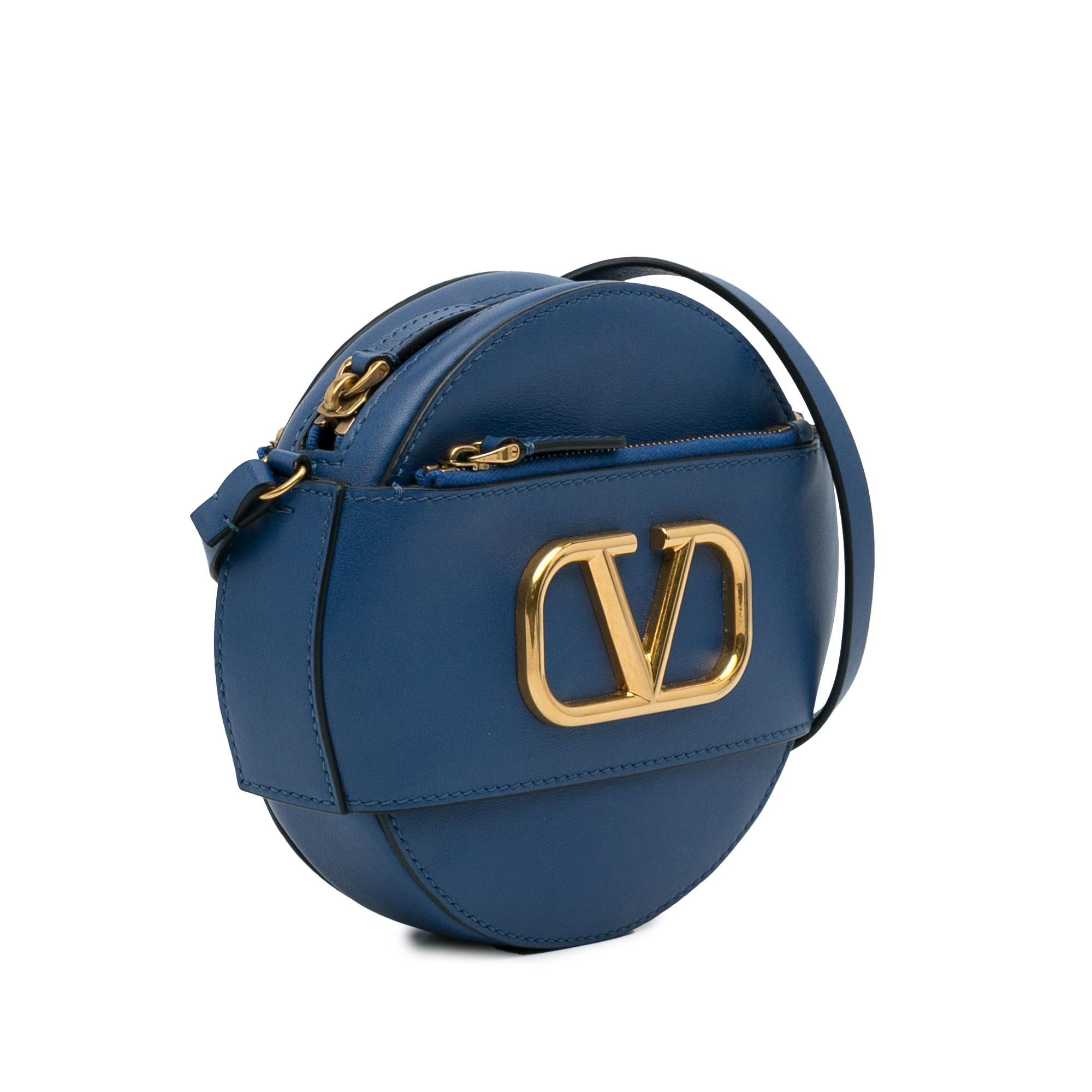 Valentino VLogo Round Crossbody Bag (SHG-A0O53H)