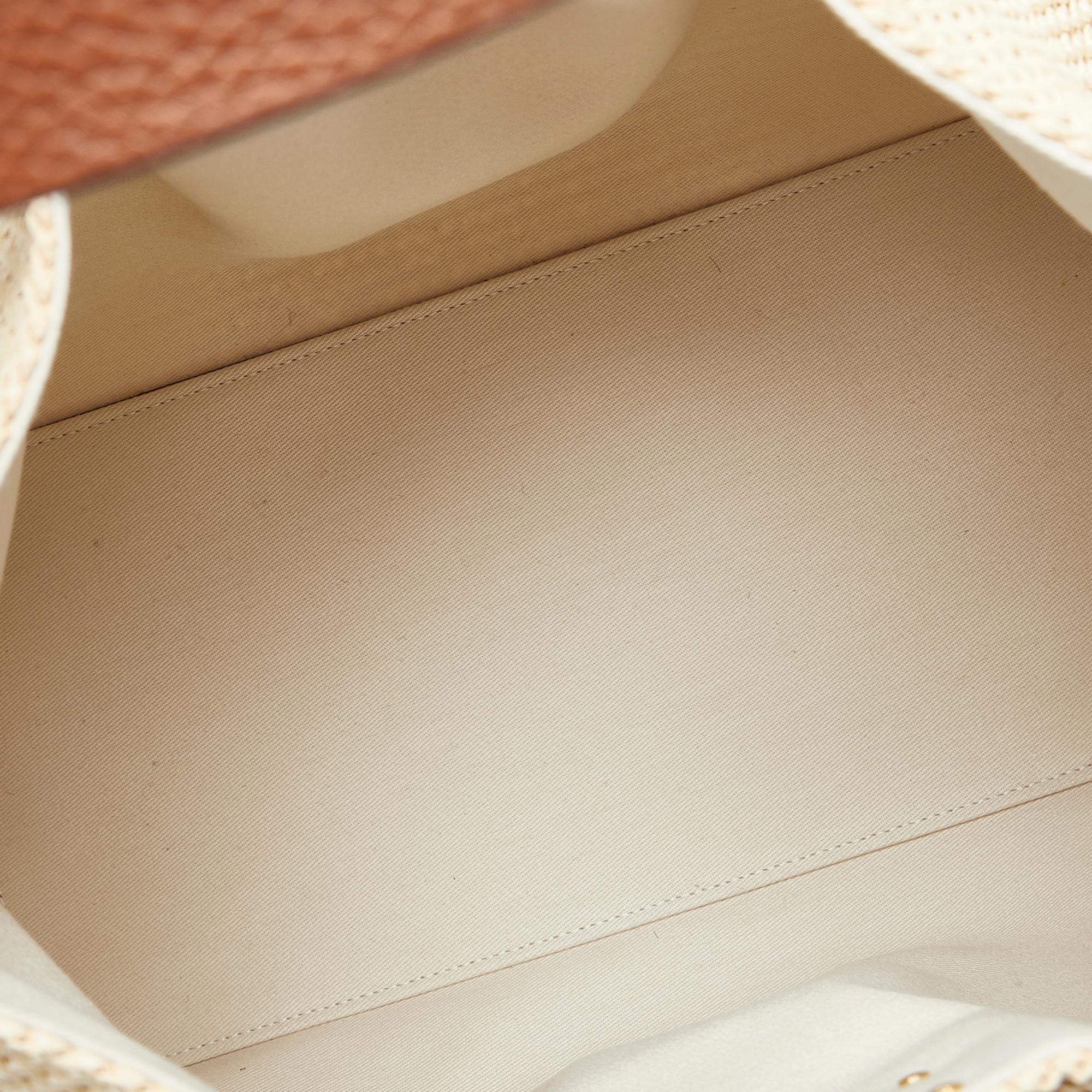 Valentino VLogo Straw Summer Tote (SHG-Mk2lWQ)