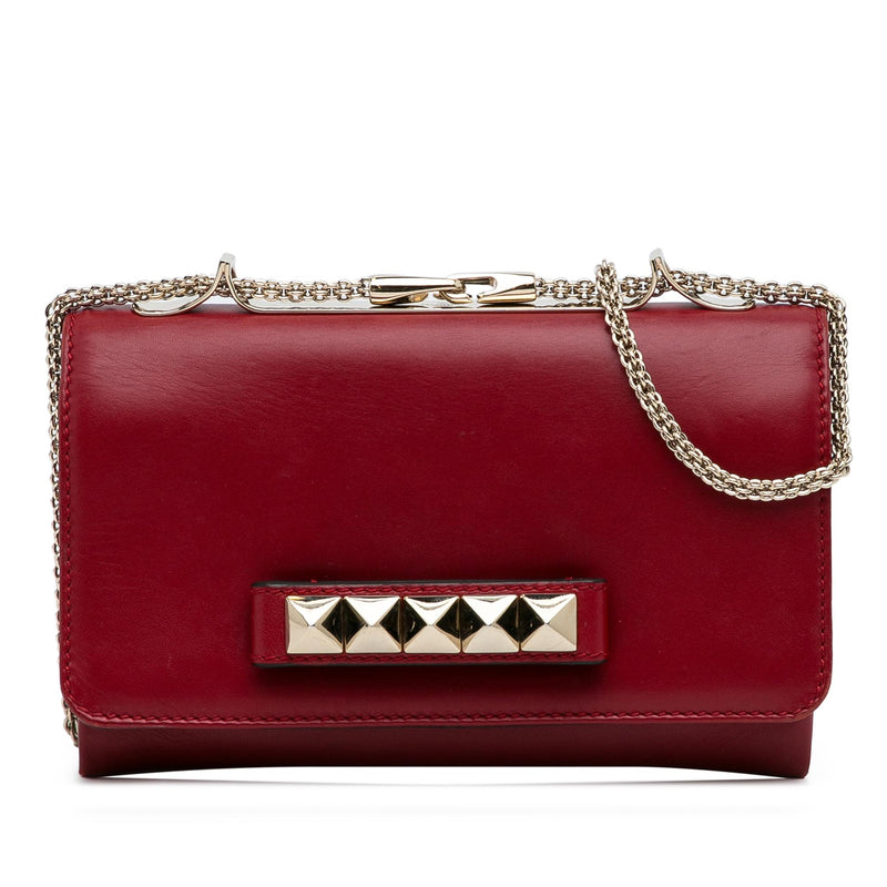 Valentino Vava Voom Chain Crossbody Bag SHG NA0E8C LuxeDH