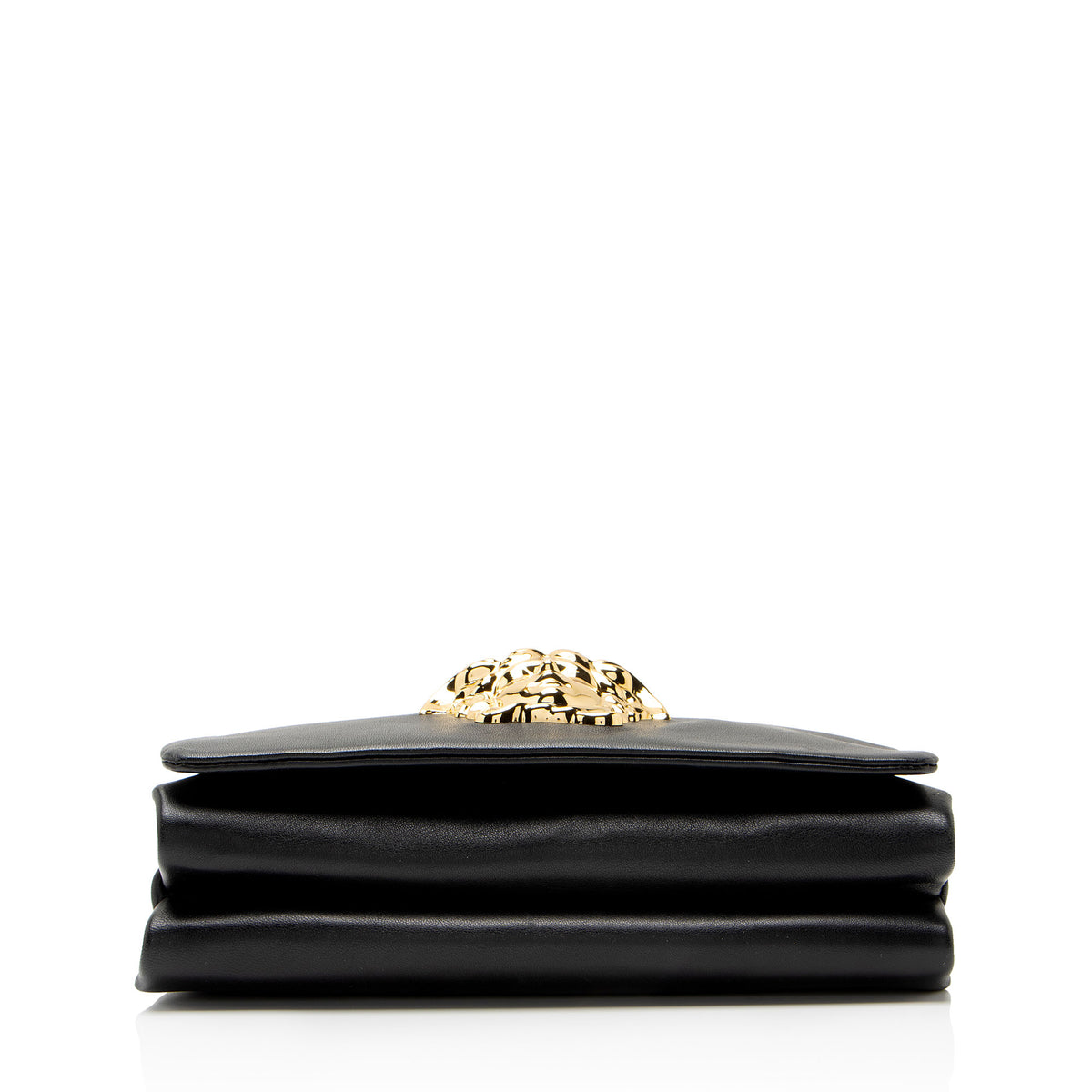 Versace Calfskin Palazzo Medusa Shoulder Bag