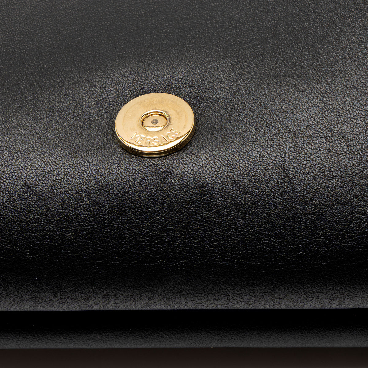 Versace Calfskin Palazzo Medusa Shoulder Bag
