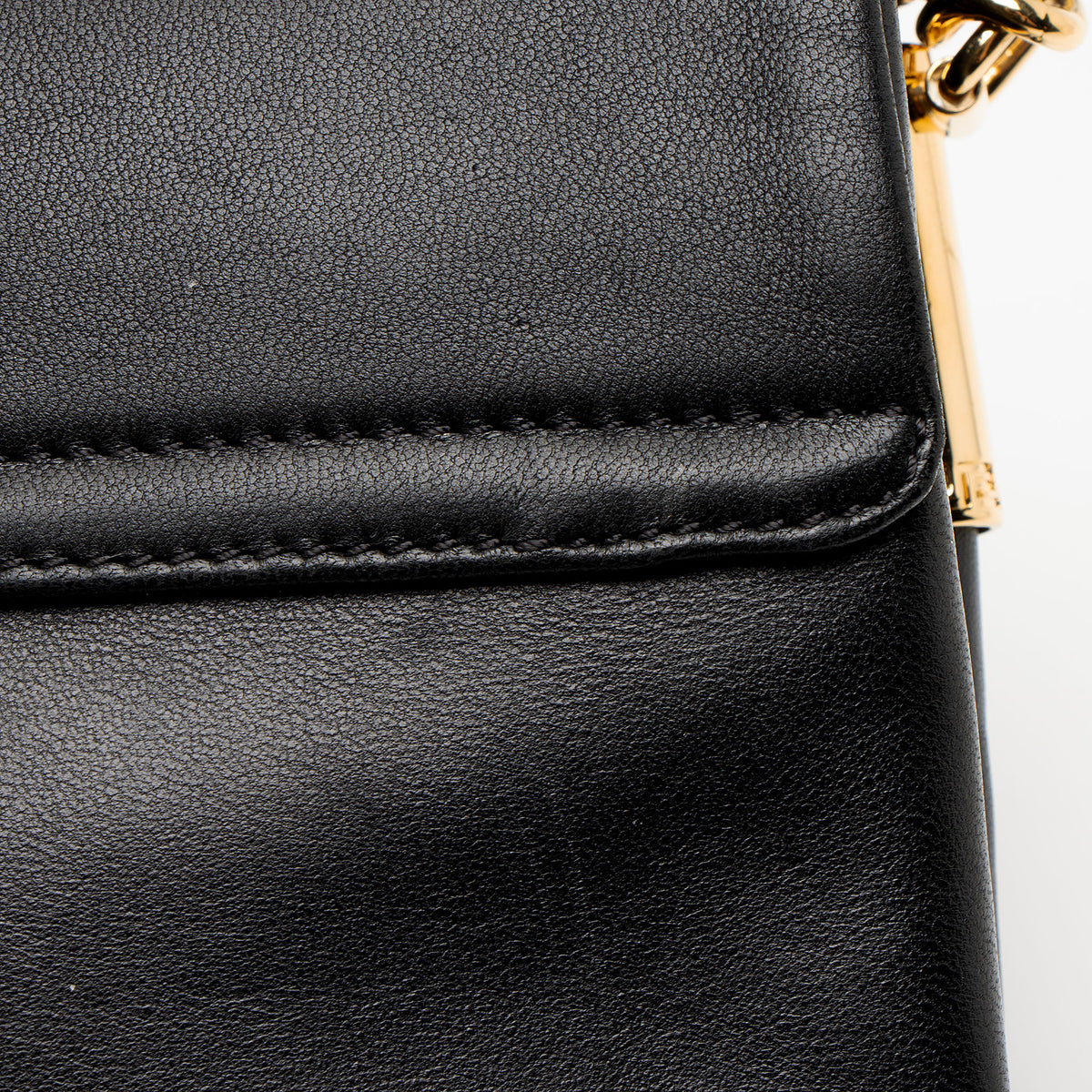 Versace Calfskin Palazzo Medusa Shoulder Bag