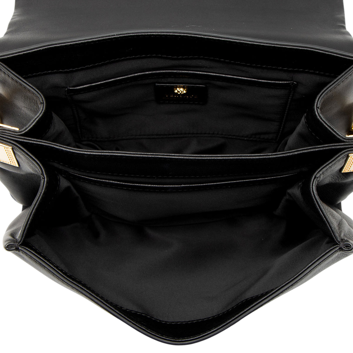 Versace Calfskin Palazzo Medusa Shoulder Bag