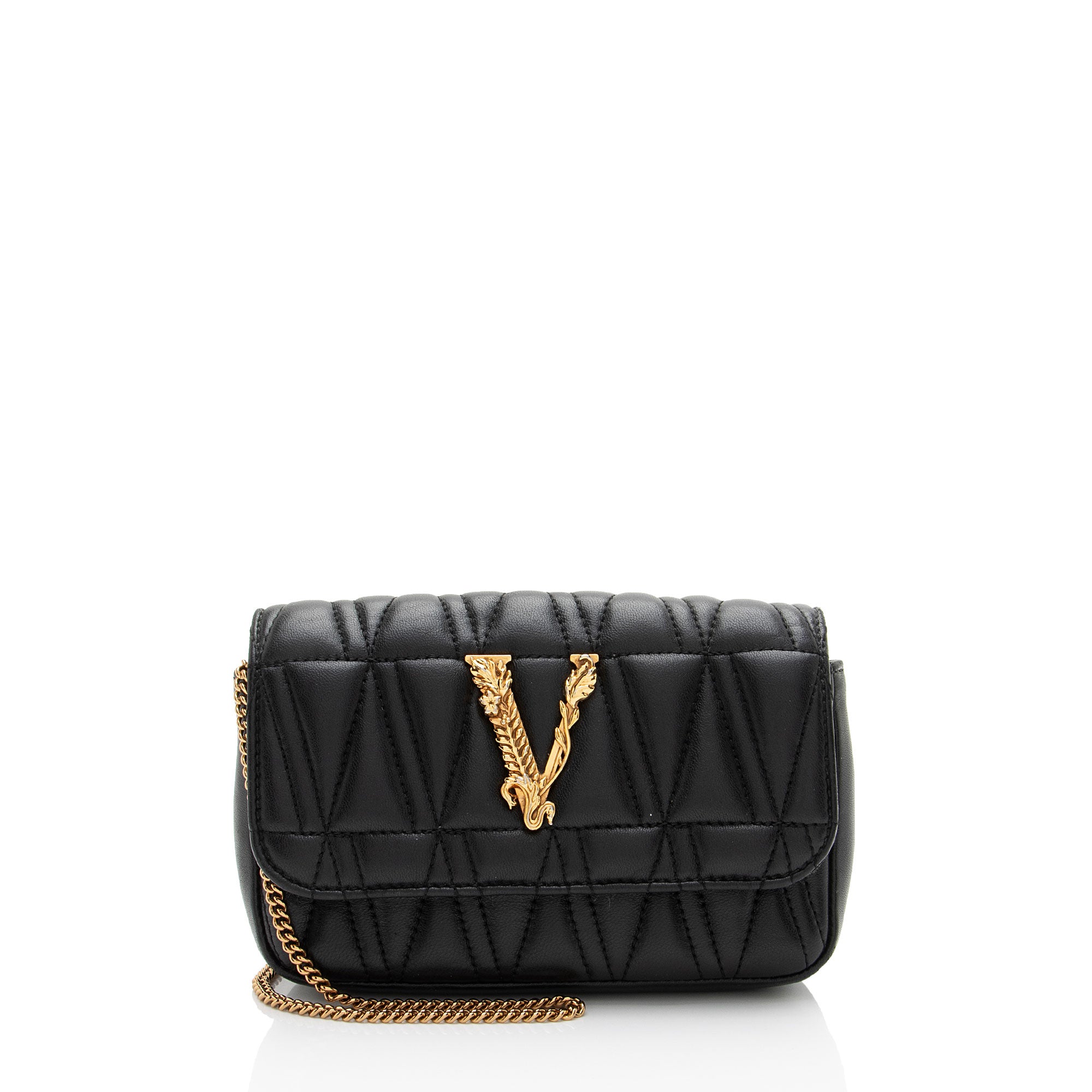 Versace Calfskin Virtus Mini Bag
