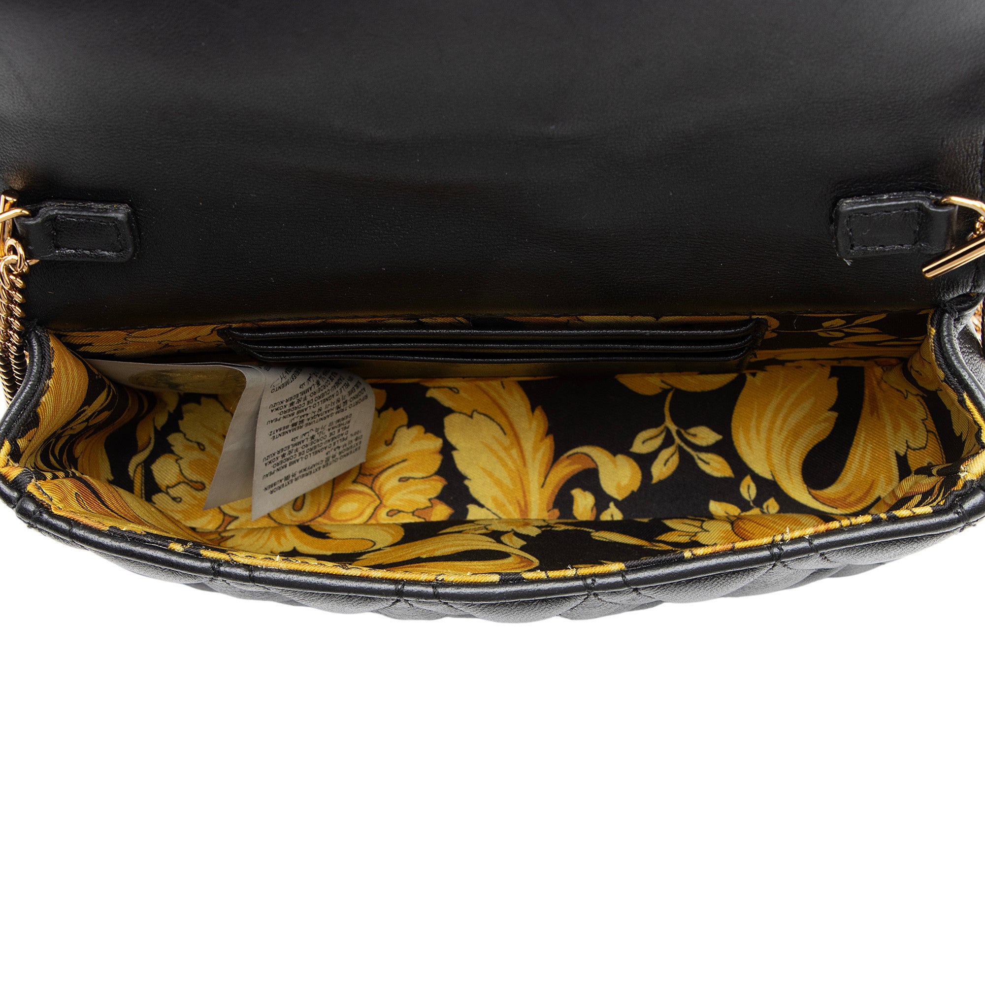 Versace Calfskin Virtus Mini Bag