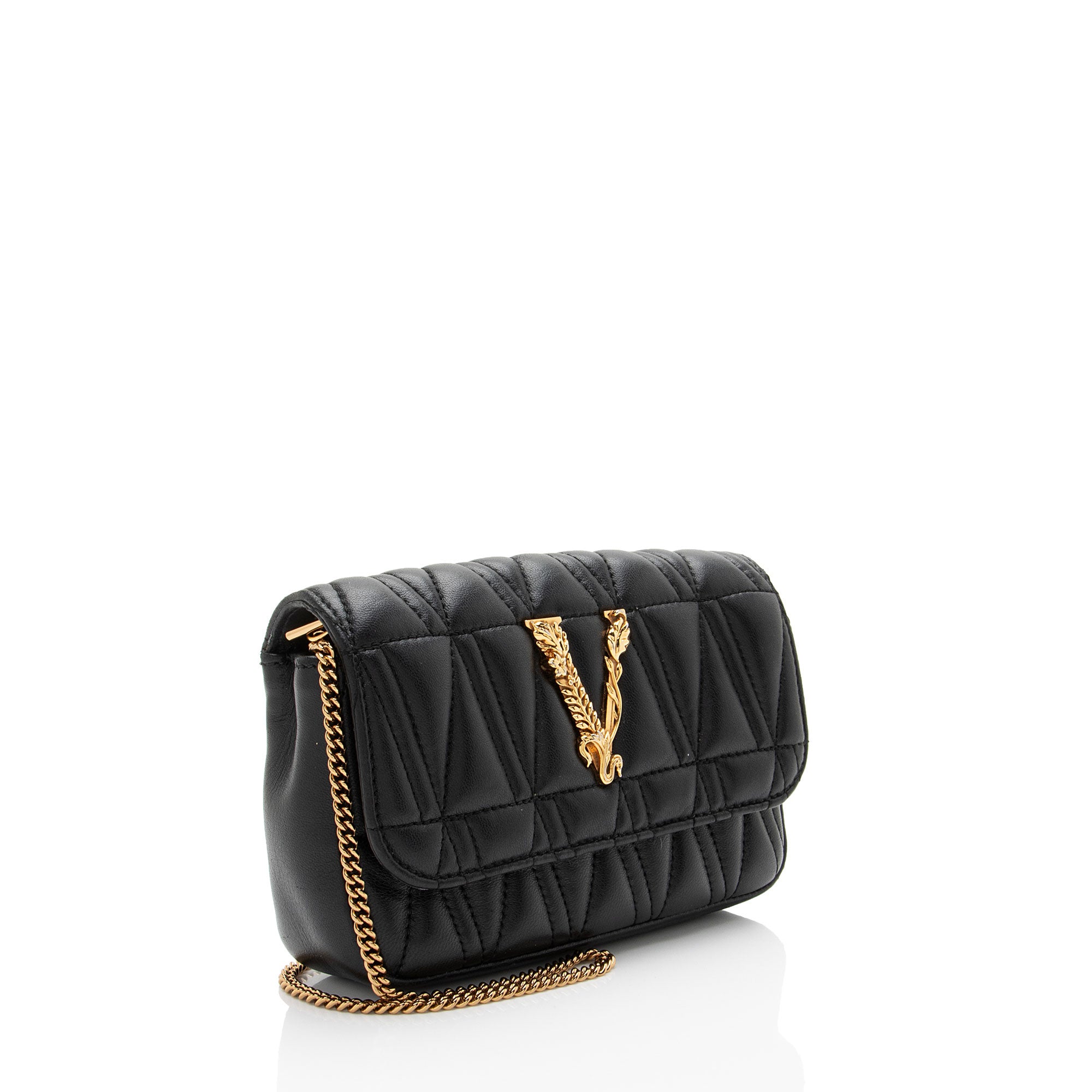 Versace Calfskin Virtus Mini Bag