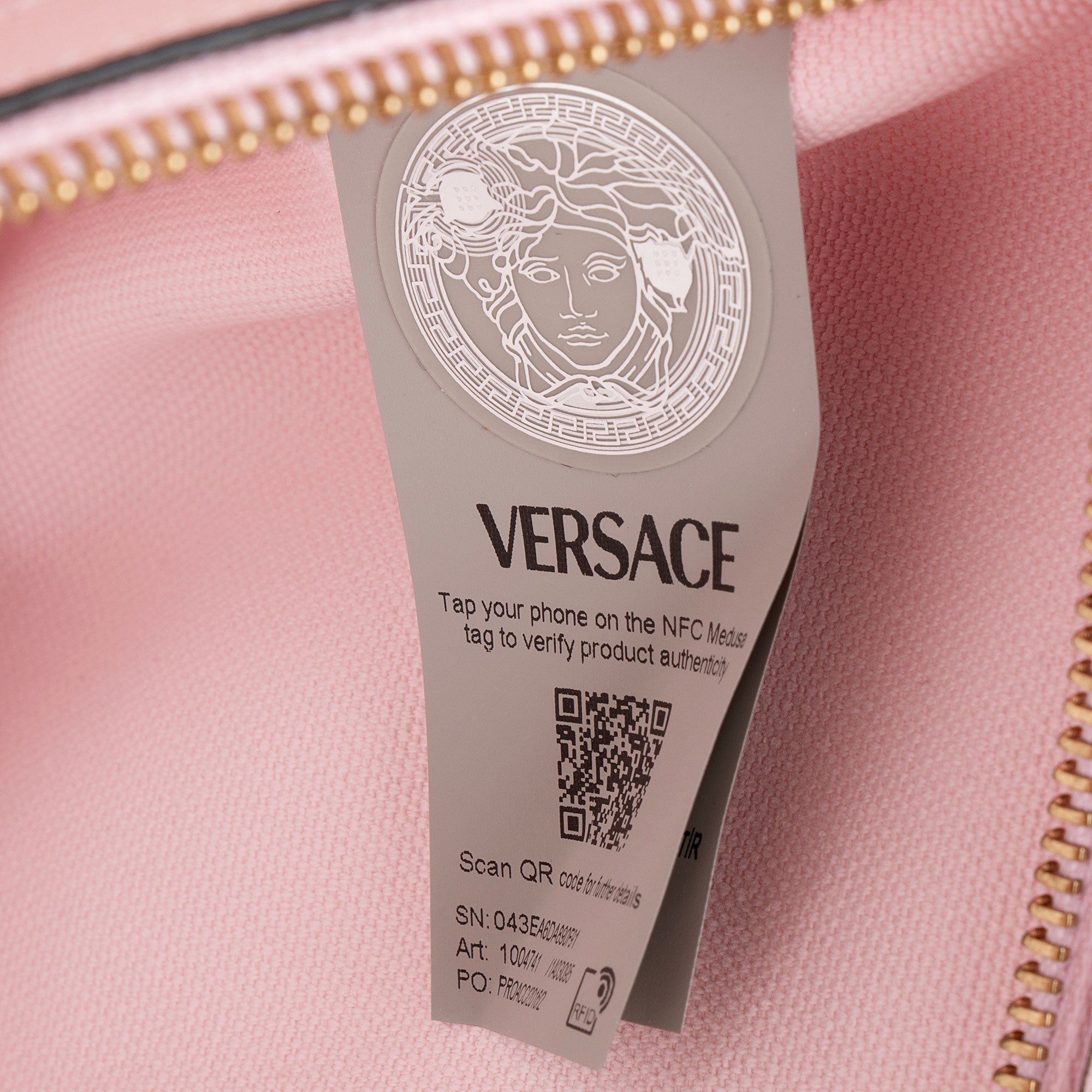 Versace Canvas La Medusa Large Tote