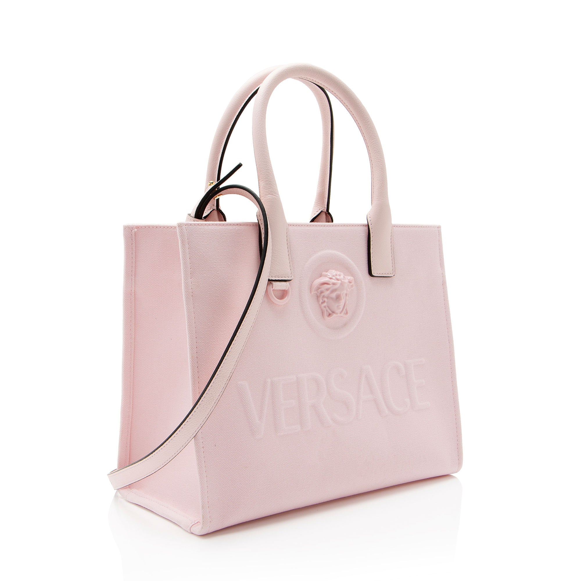 Versace Canvas La Medusa Small Tote