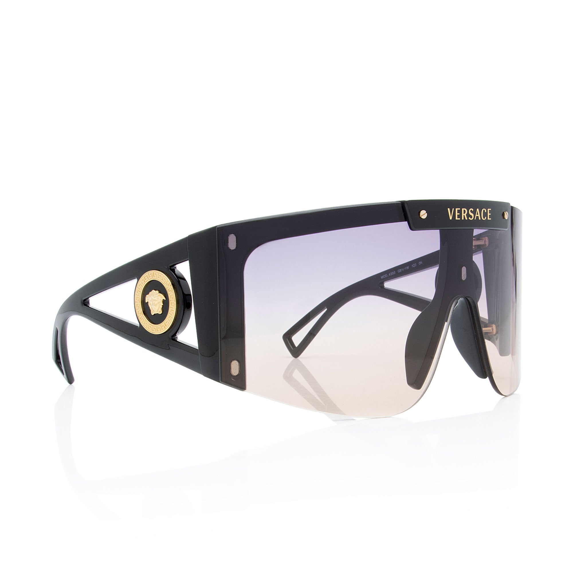 Versace Interchangeable Shield Sunglasses