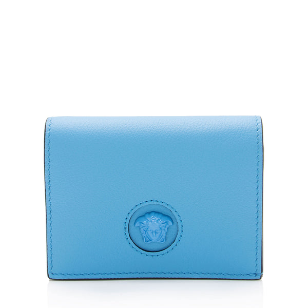 Versace Leather Medusa Compact Bi-Fold Wallet (SHF-0Q7Ezz)