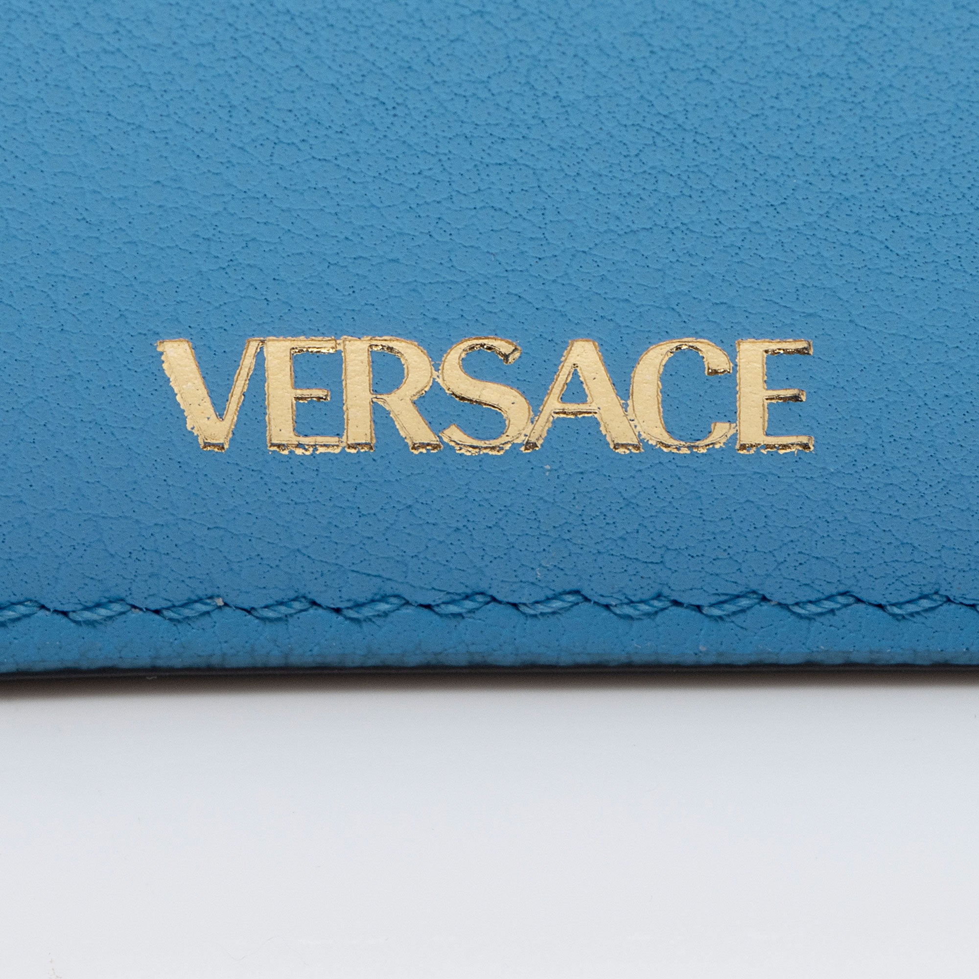 Versace Leather Medusa Compact Bi-Fold Wallet (SHF-0Q7Ezz)