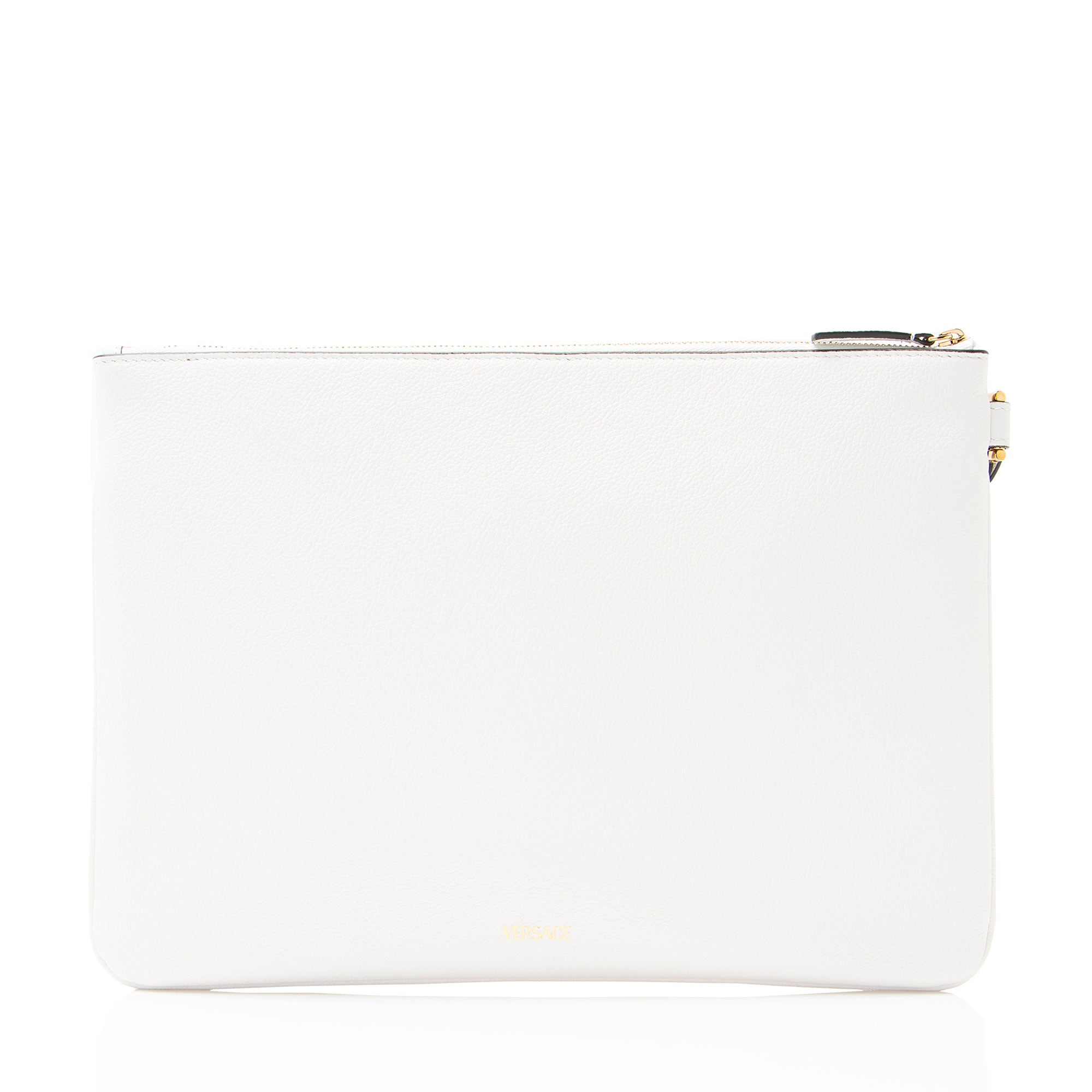 Versace Leather Medusa Wristlet