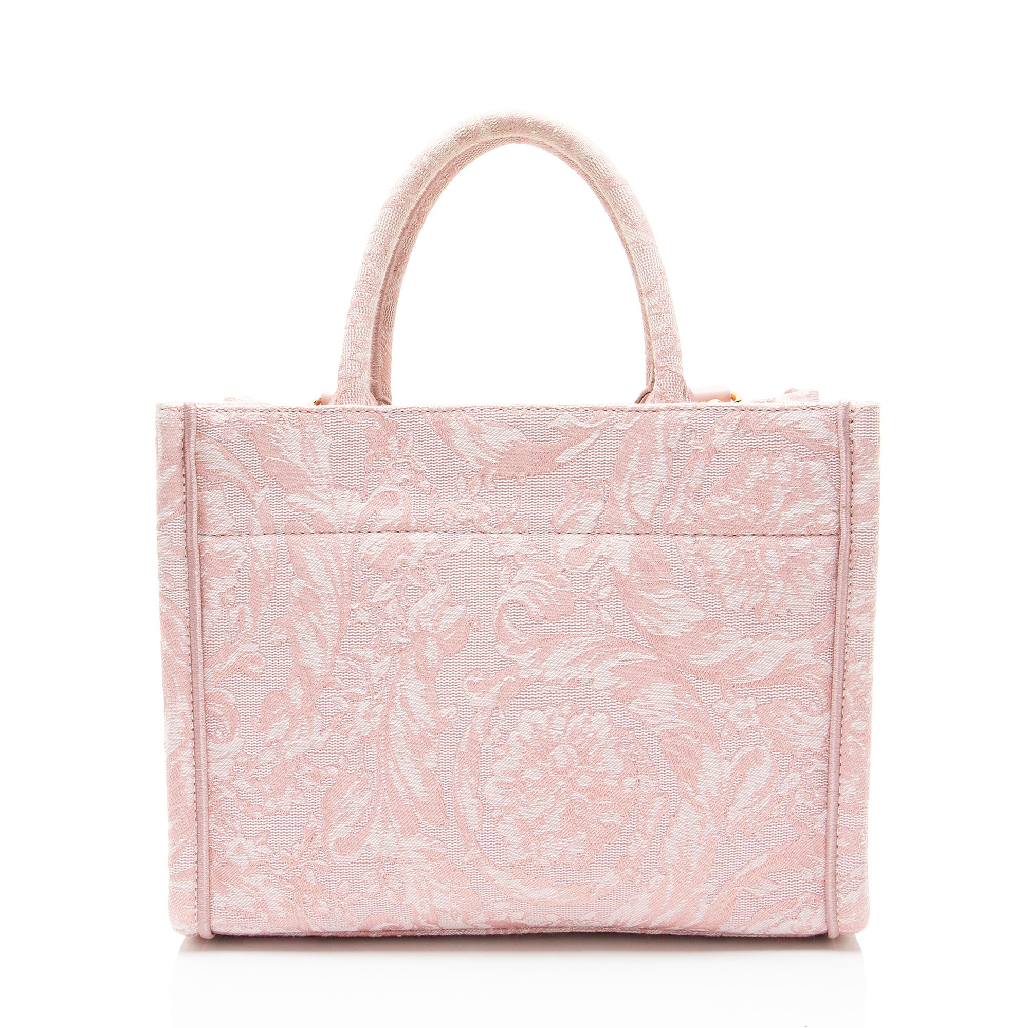 Versace Logo Canvas Barocco Athena Small Tote