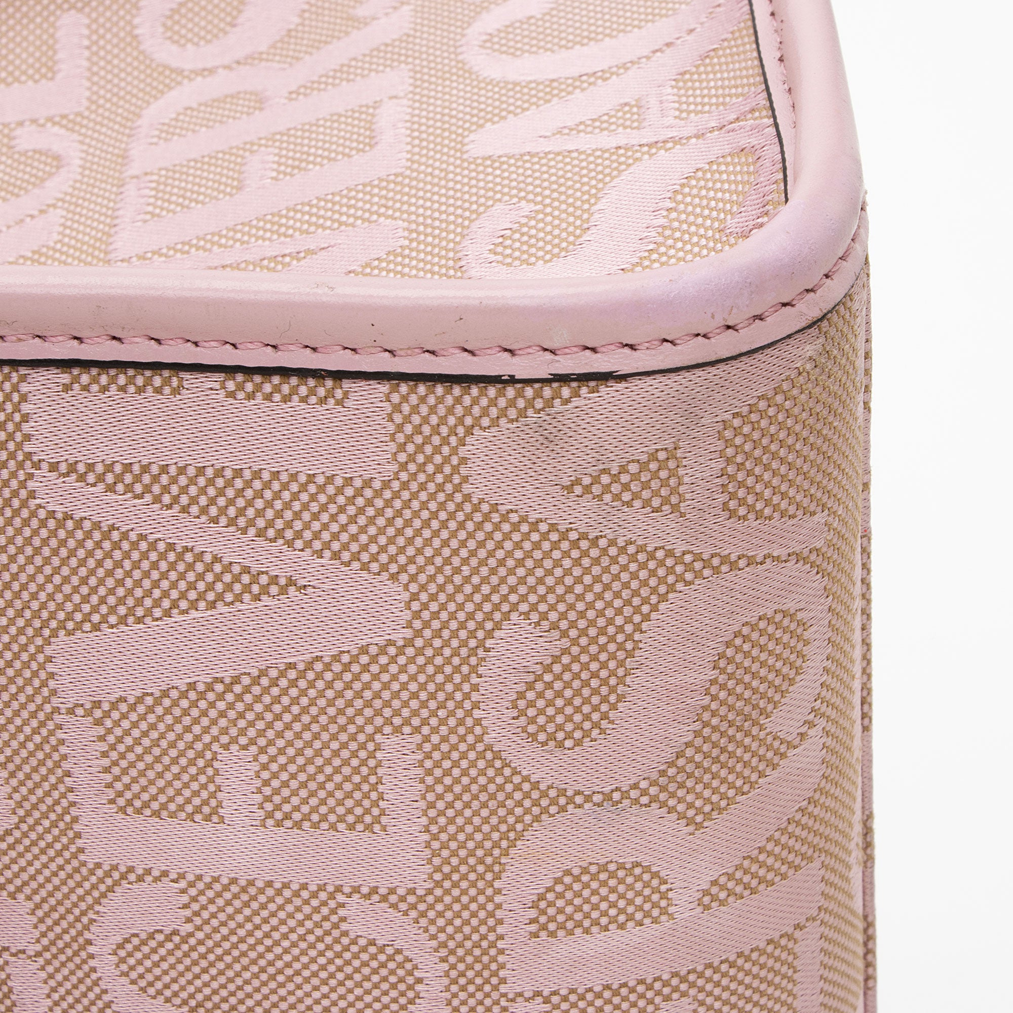 Versace Logo Canvas La Medusa Small Tote