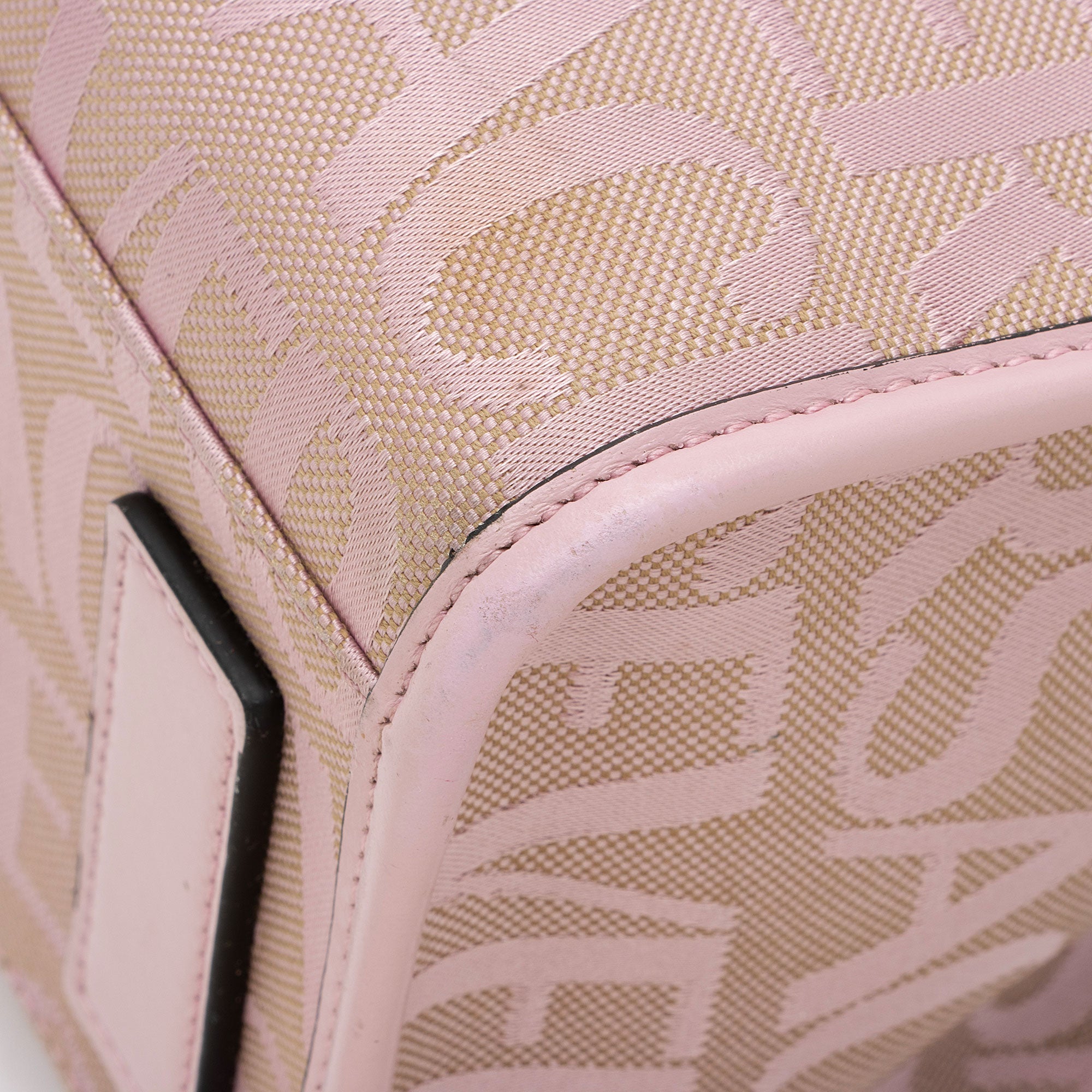 Versace Logo Canvas La Medusa Small Tote