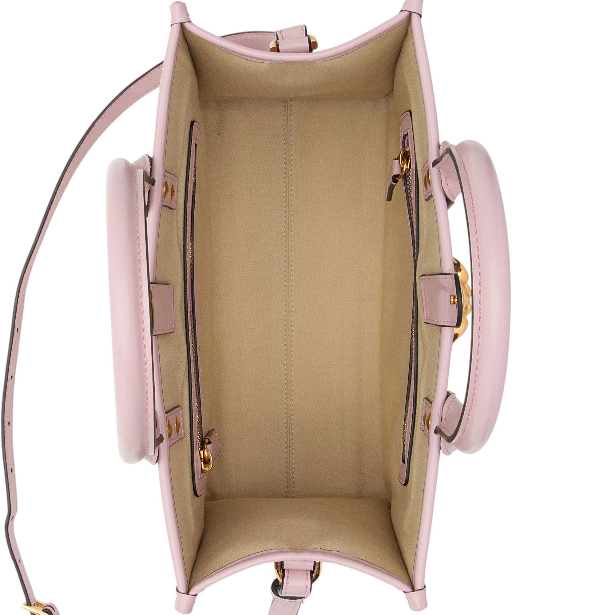 Versace Logo Canvas La Medusa Small Tote
