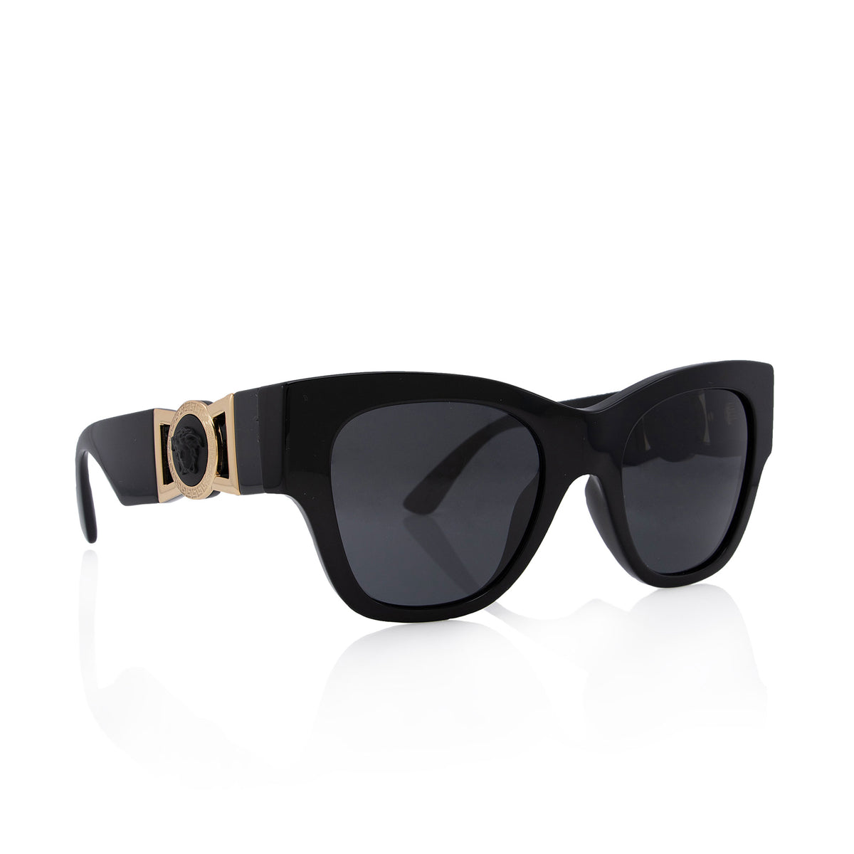 Versace Medusa Biggie Butterfly Sunglasses Versace Medusa Biggie Butterfly Sunglasses In Black | ModeSens main image 3