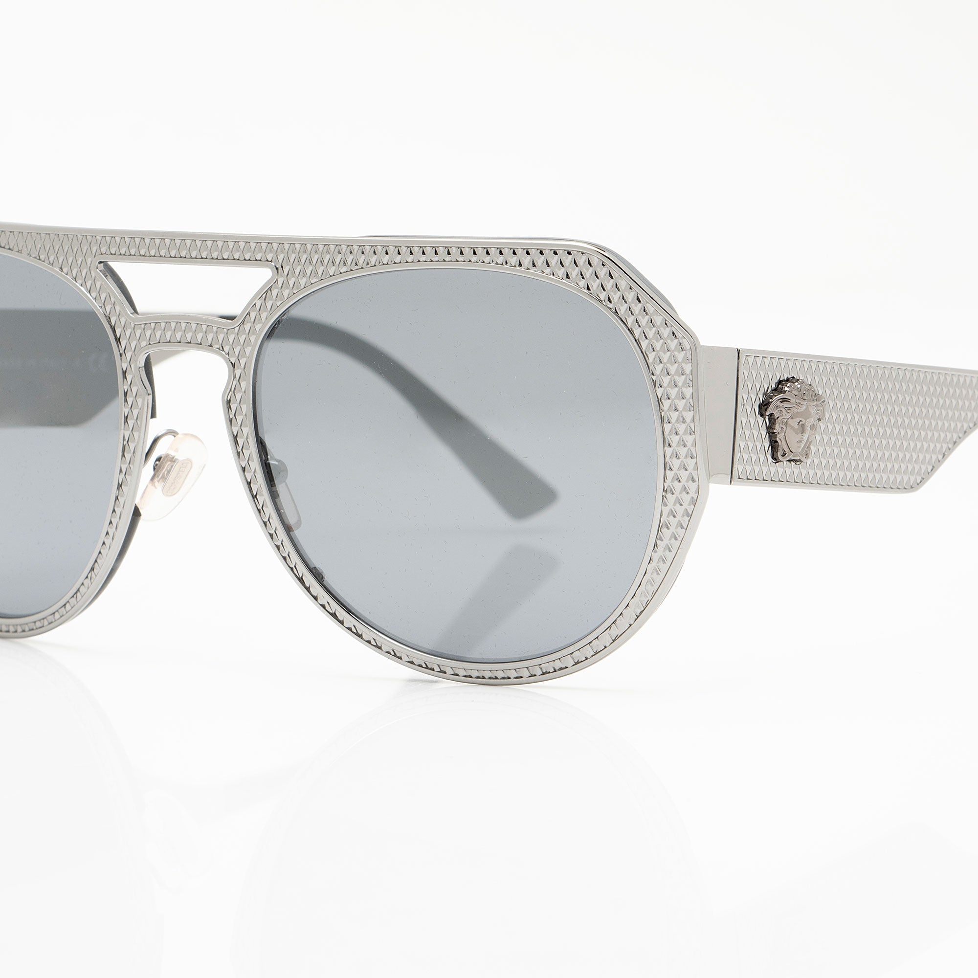 Versace Medusa Insignia Aviator Sunglasses