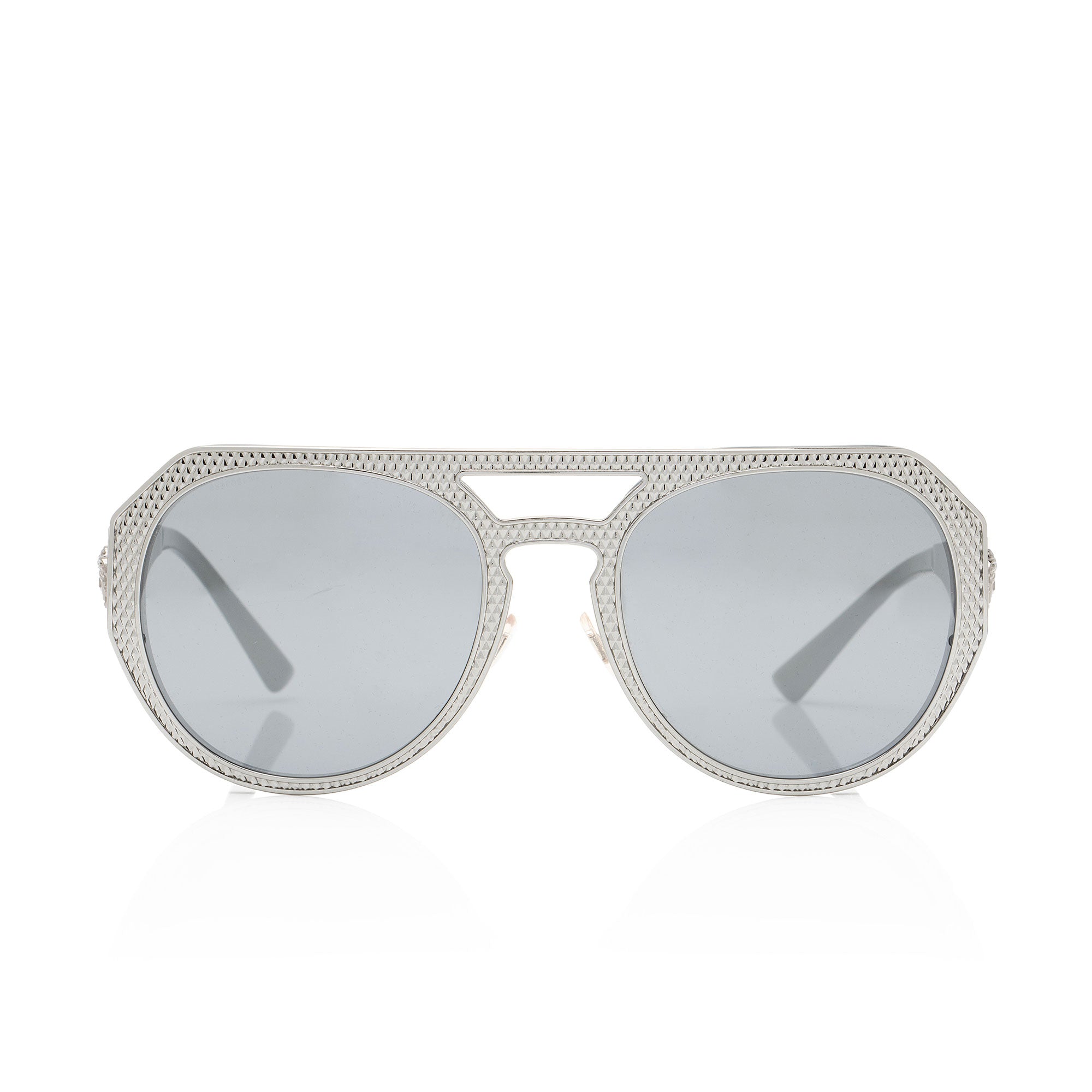 Versace Medusa Insignia Aviator Sunglasses