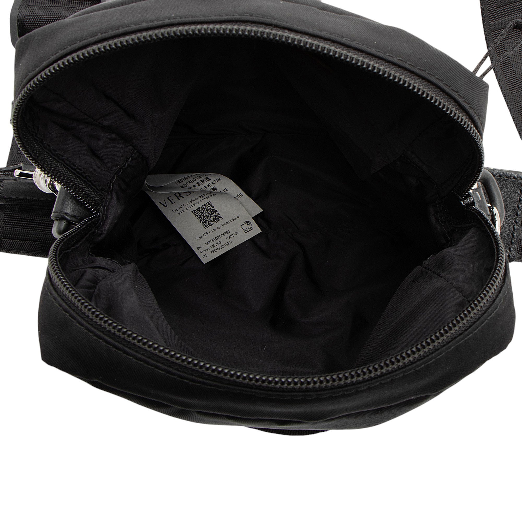 Versace Nylon Logo Messenger