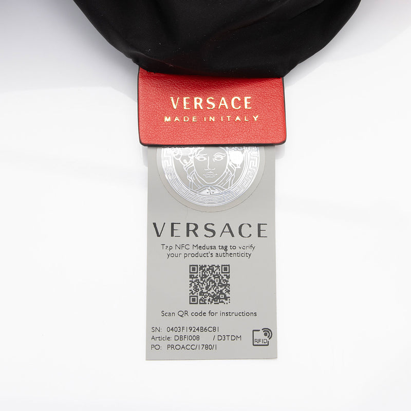 Versace Nylon Tresor De La Mer Hobo (SHF-jvSNoh)