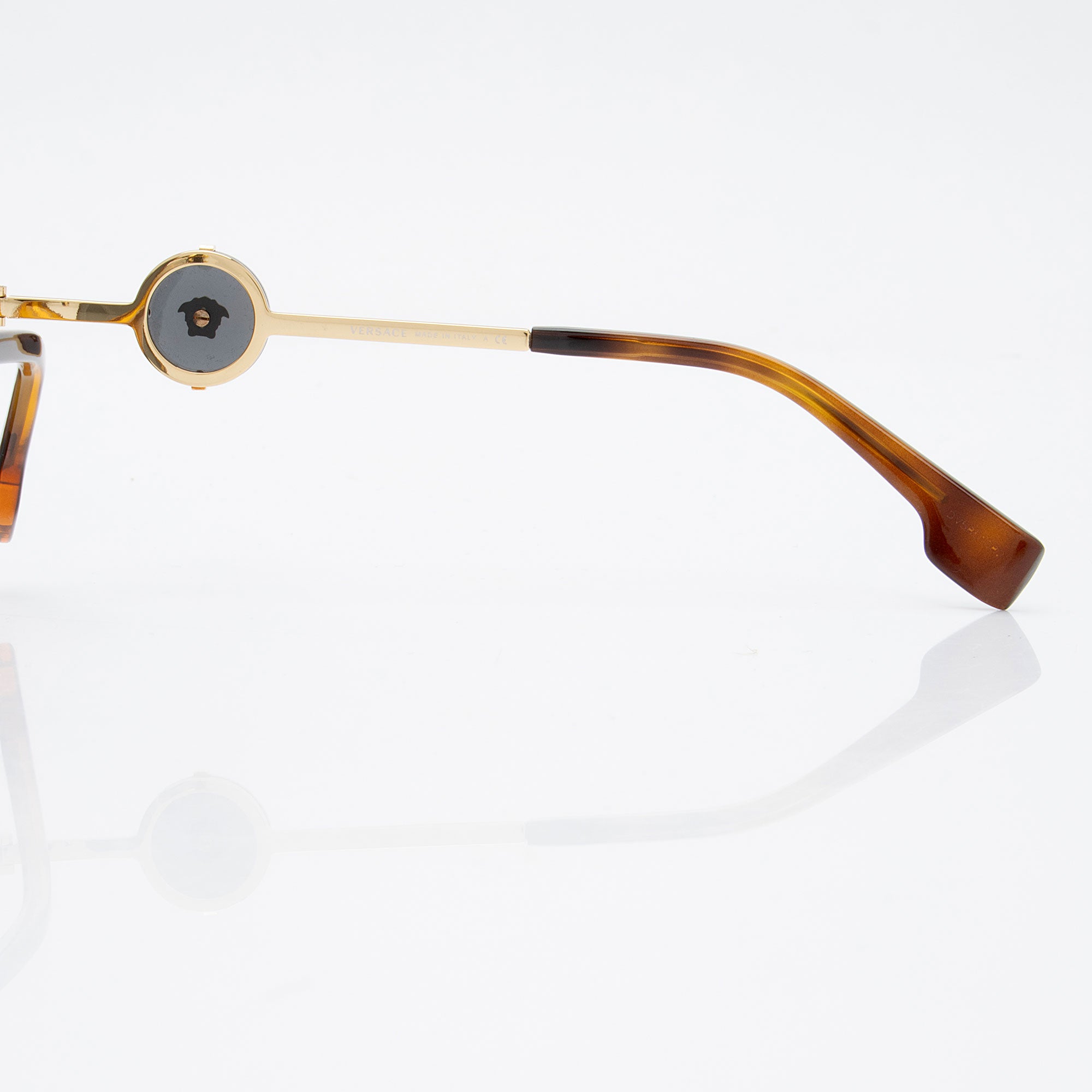 Versace Pilot Clip On Sunglasses