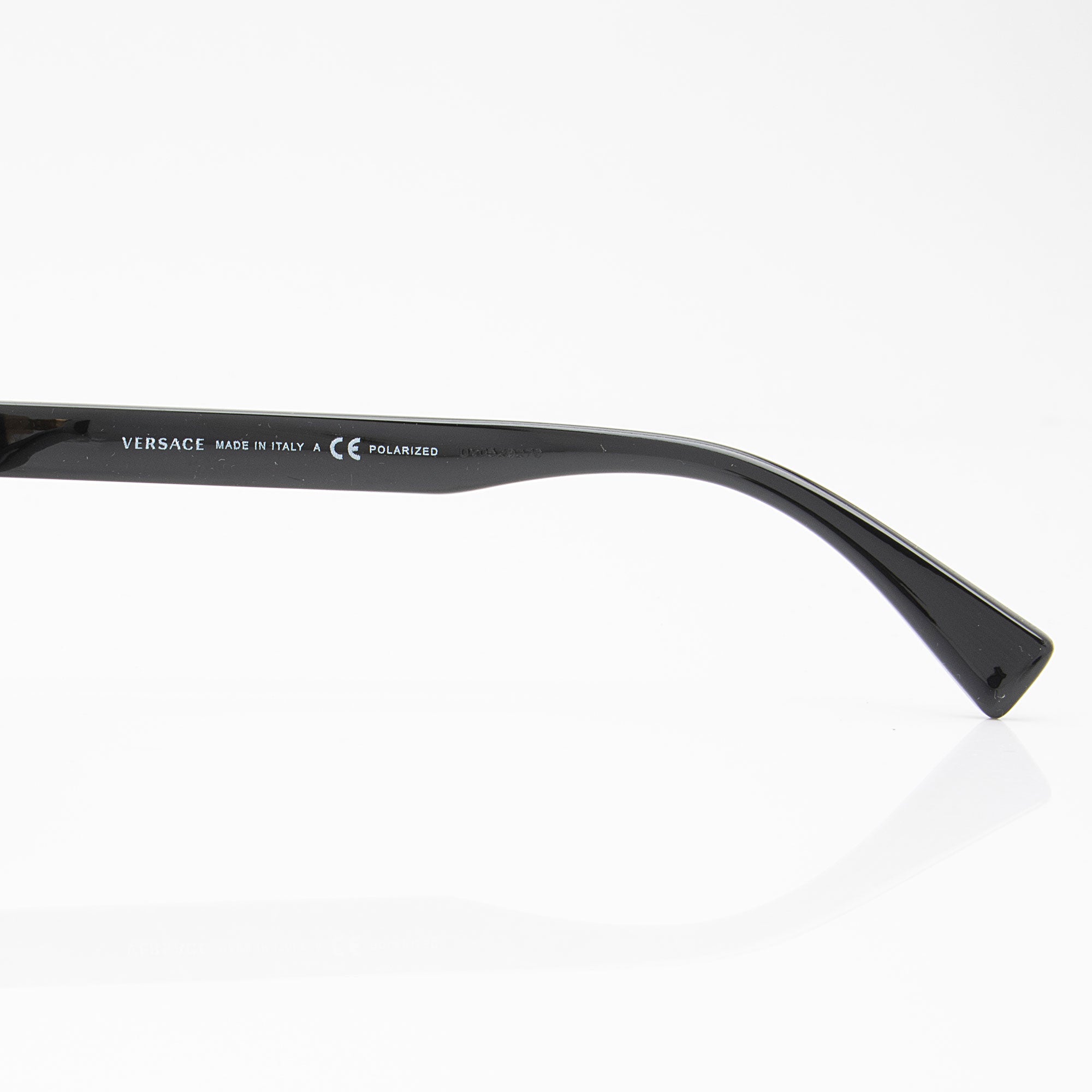 Versace Polarized Medusa Aviator Sunglasses