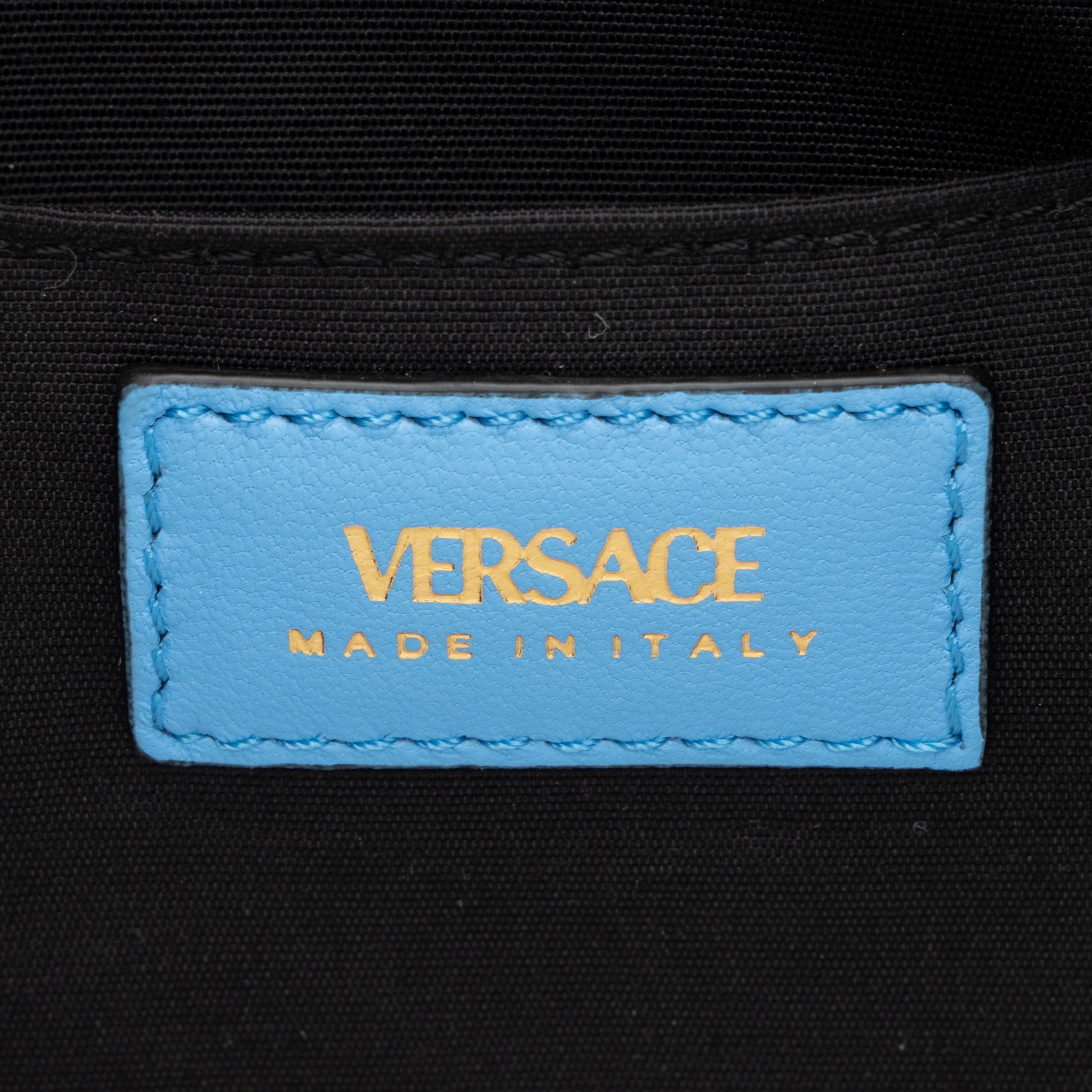 Versace Quilted Leather Medusa Camera Bag