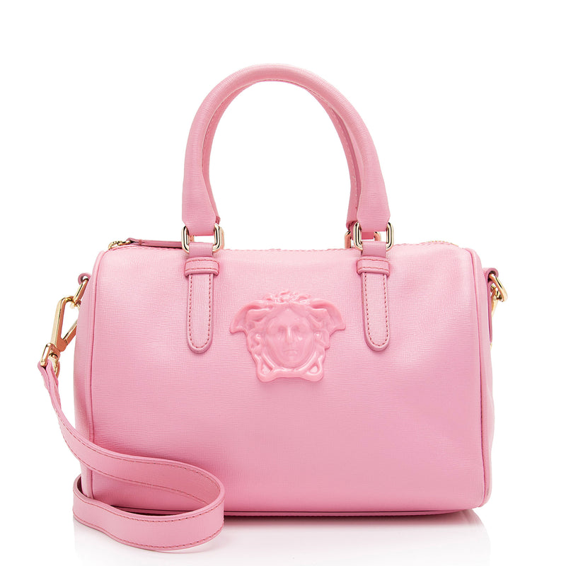 Versace saffiano leather satchel sale
