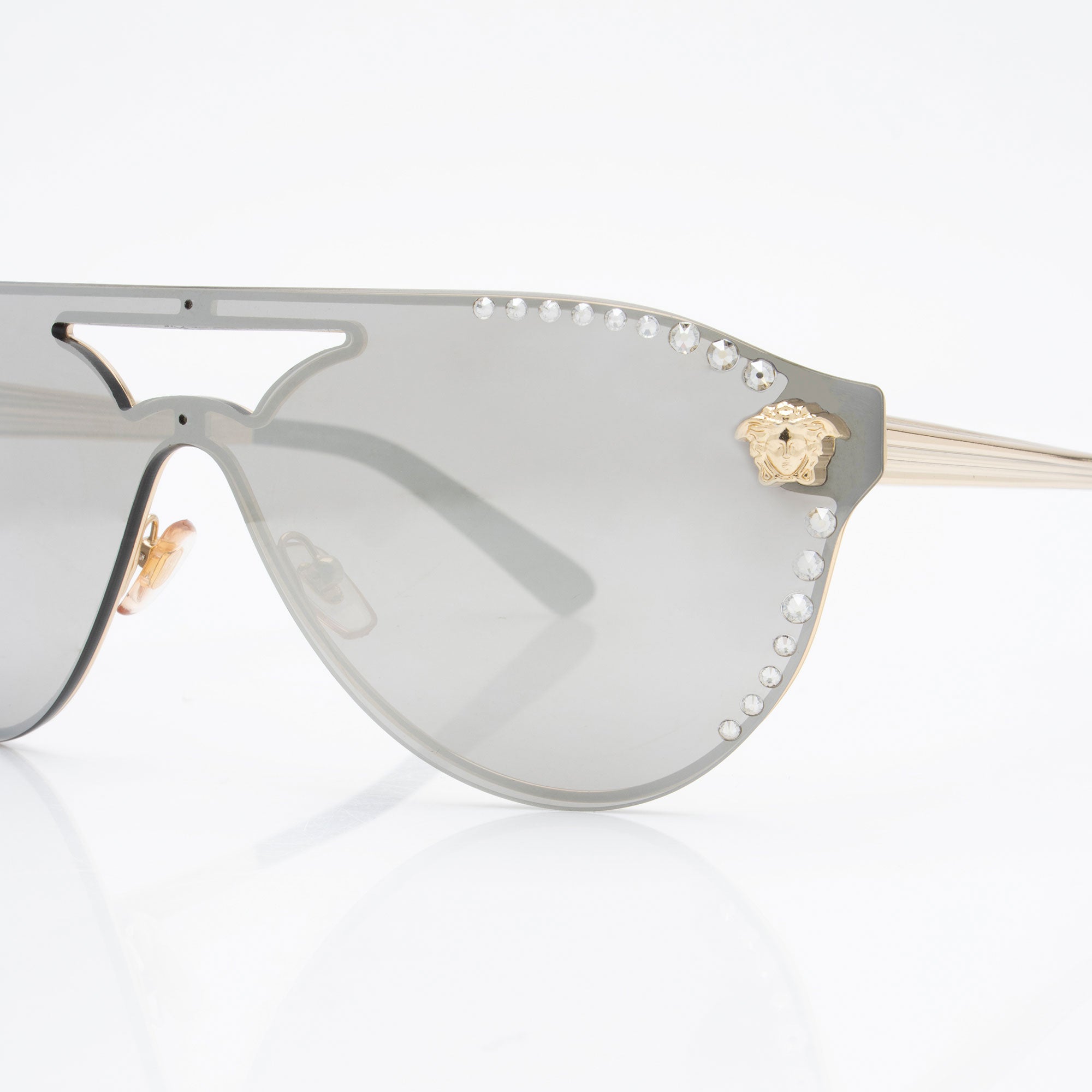 Versace Studded Cat Eye Sunglasses