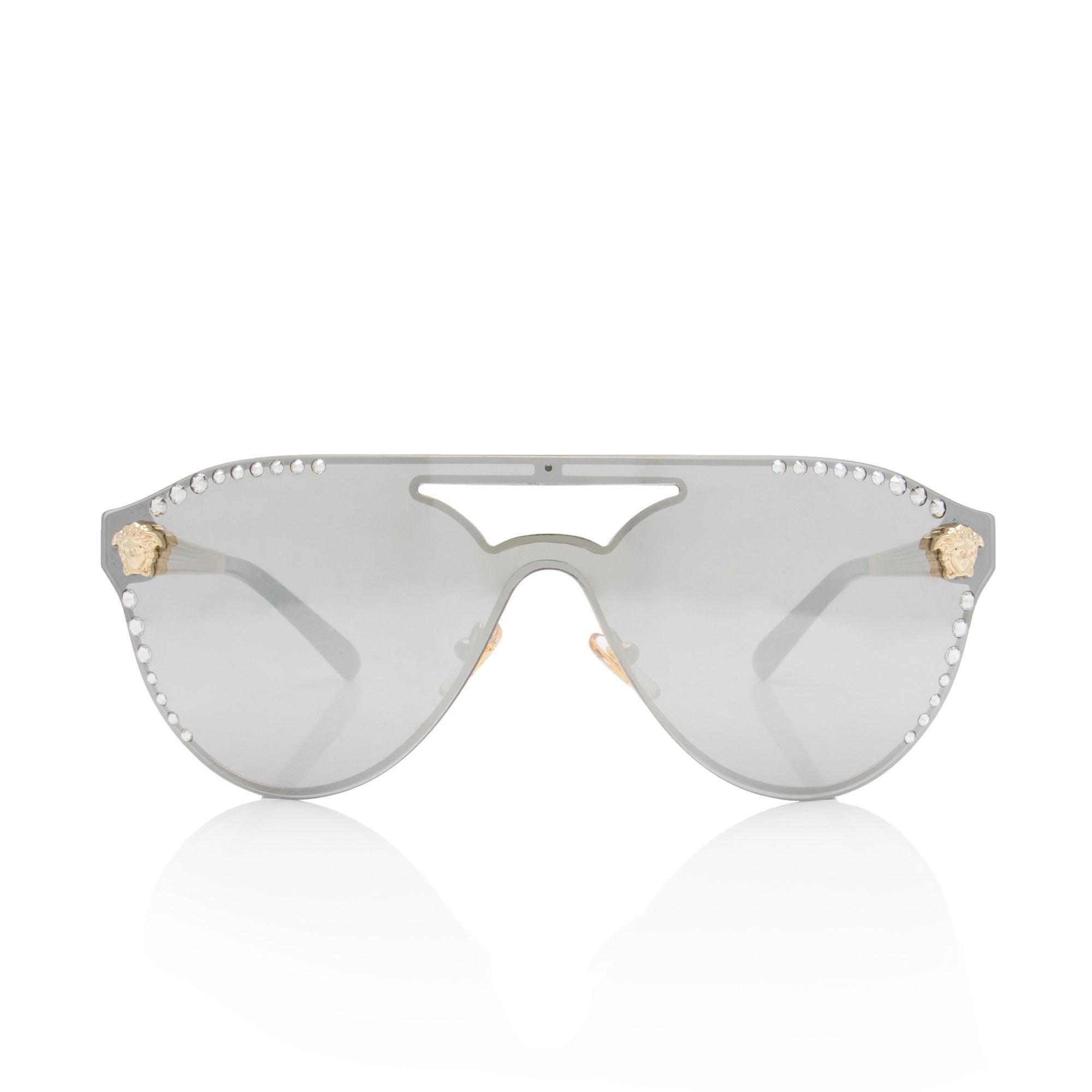 Versace Studded Cat Eye Sunglasses
