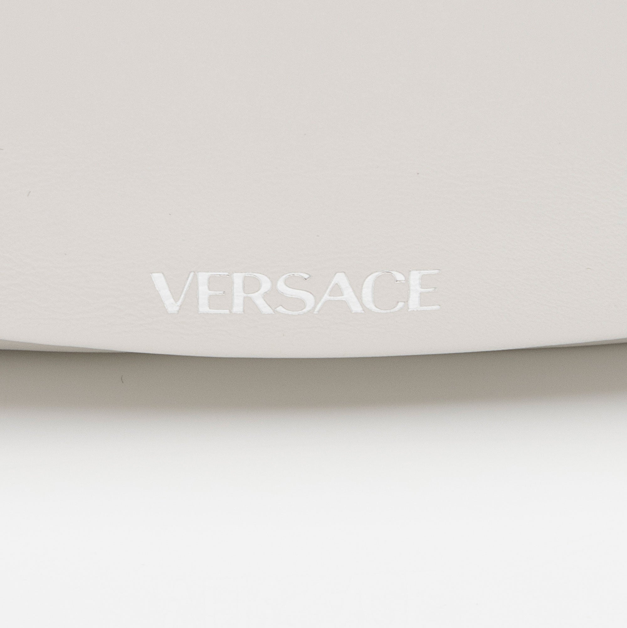 Versace Studded Leather Repeat Hobo (SHF-GnzrTs)