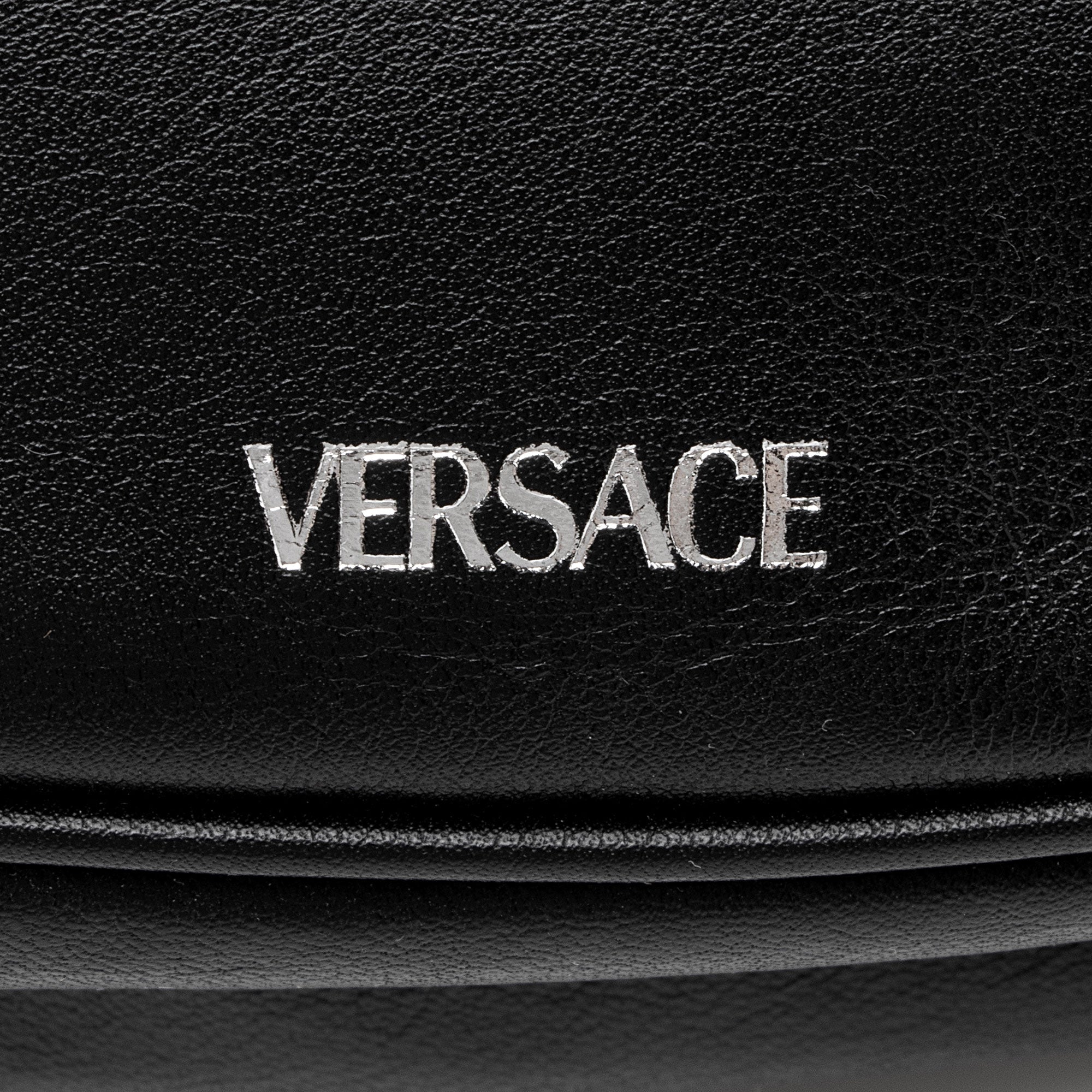 Versace Studded Leather Repeat Hobo (SHF-yeeQmI)